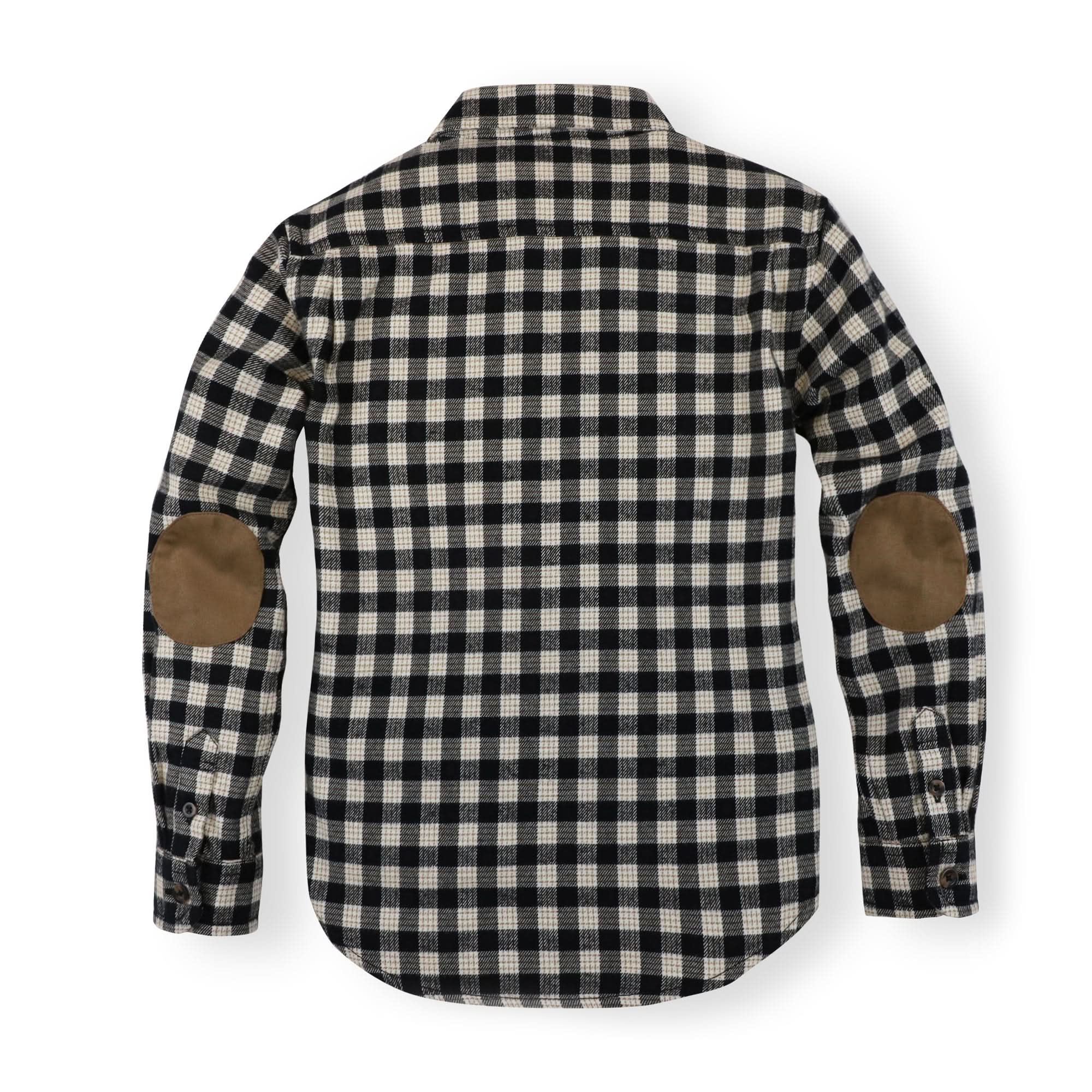 Flannel Shirt With Elbow Patches