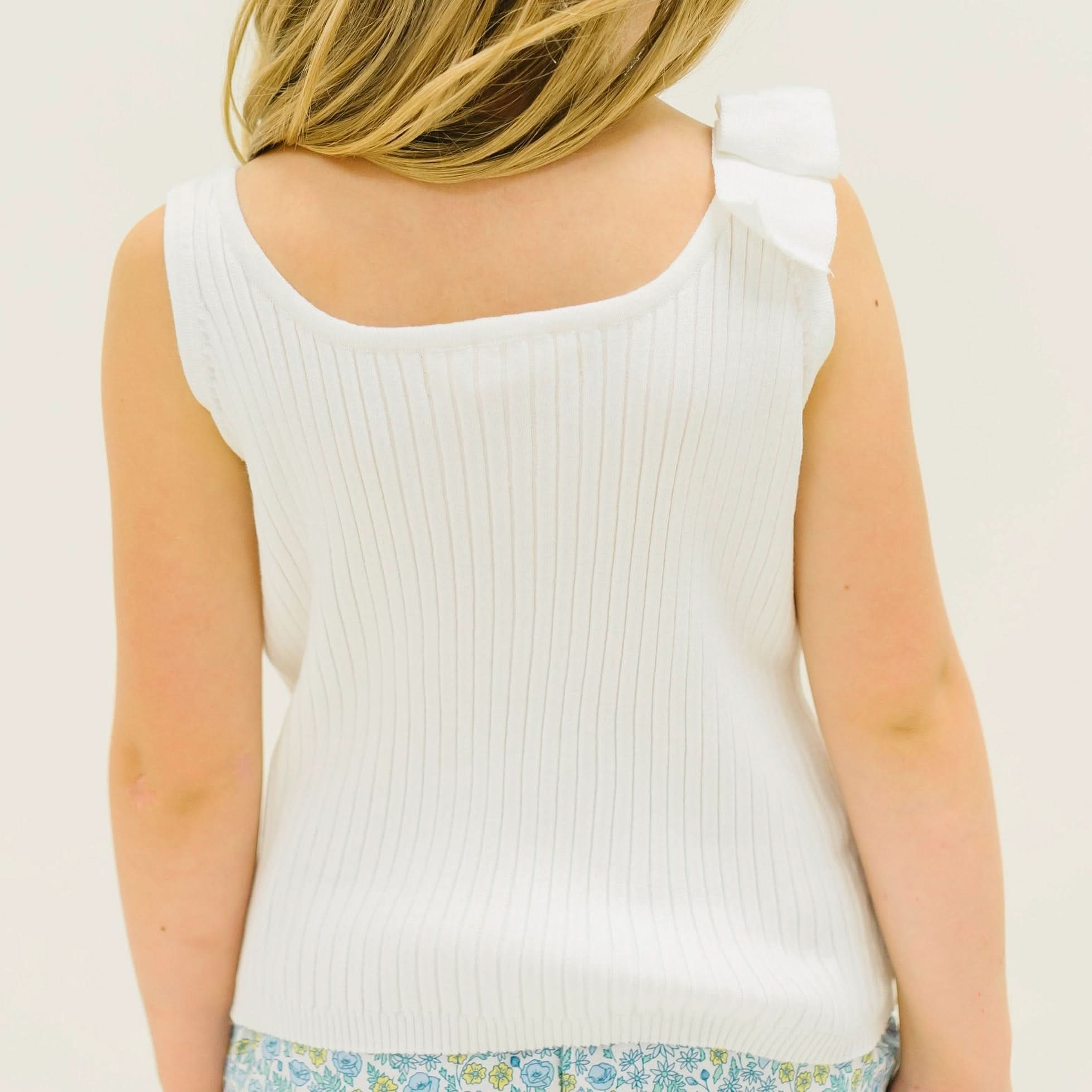 Bow Sweater Tank - Baby