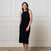 Halter Tie Knit Sweater Dress