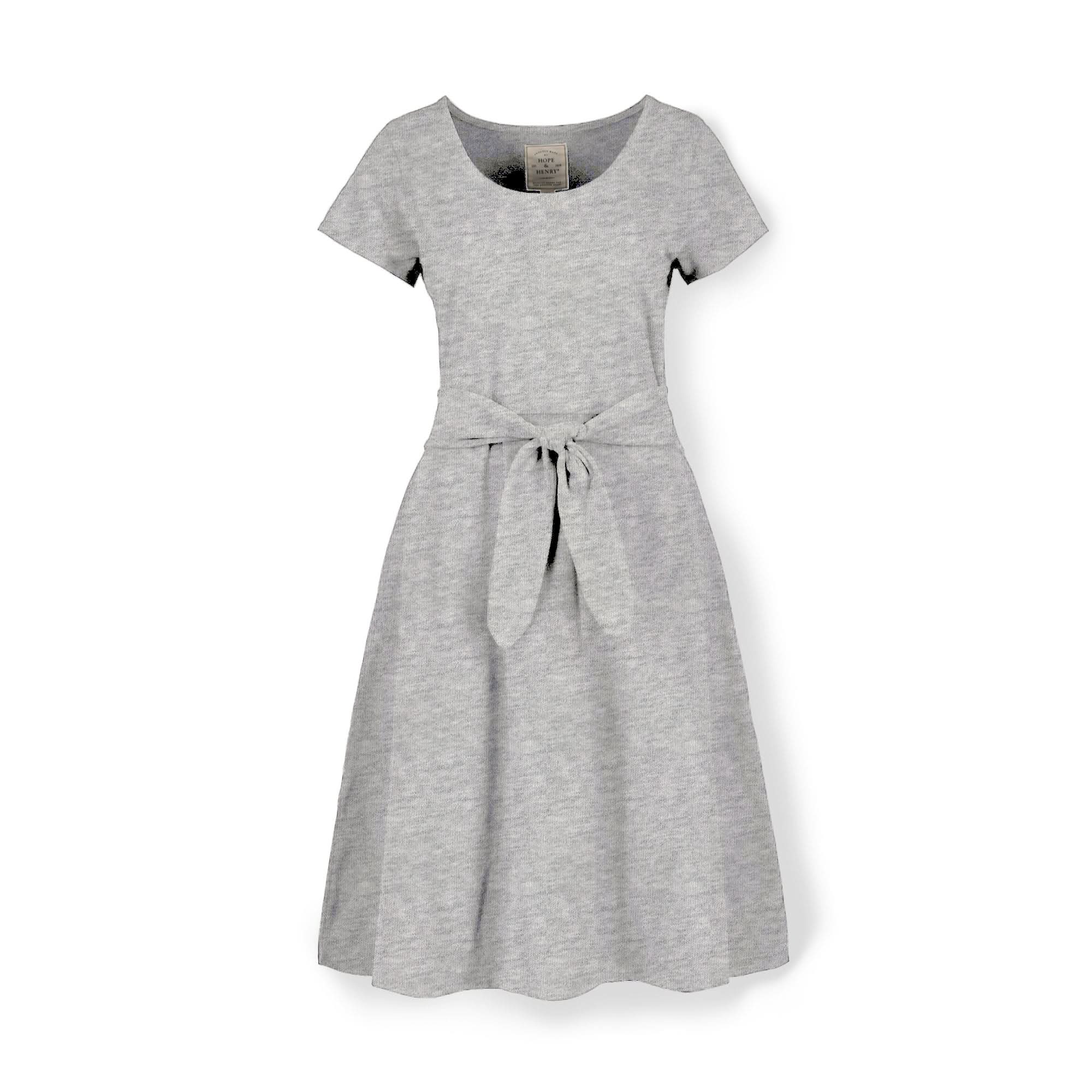 Organic Tie-waist Knit Dress