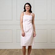 Organic Seersucker Sheath Dress Light Pink