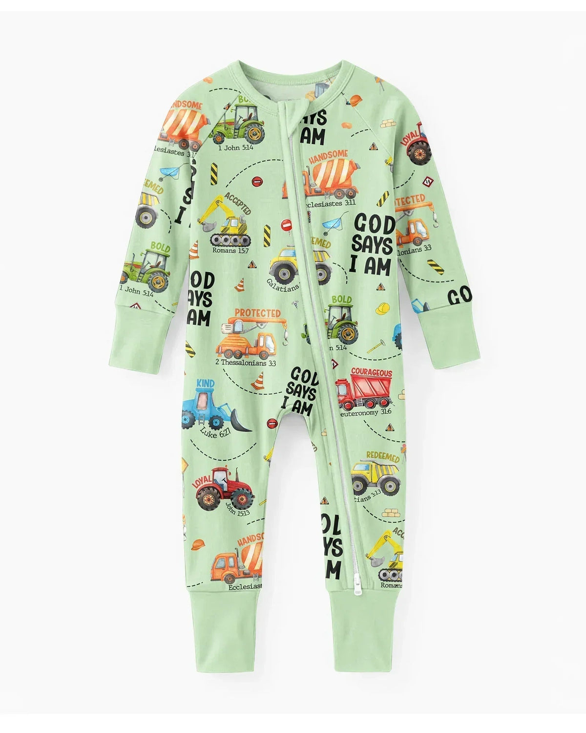 God Says I Am Boy Bamboo Convertible Zippy