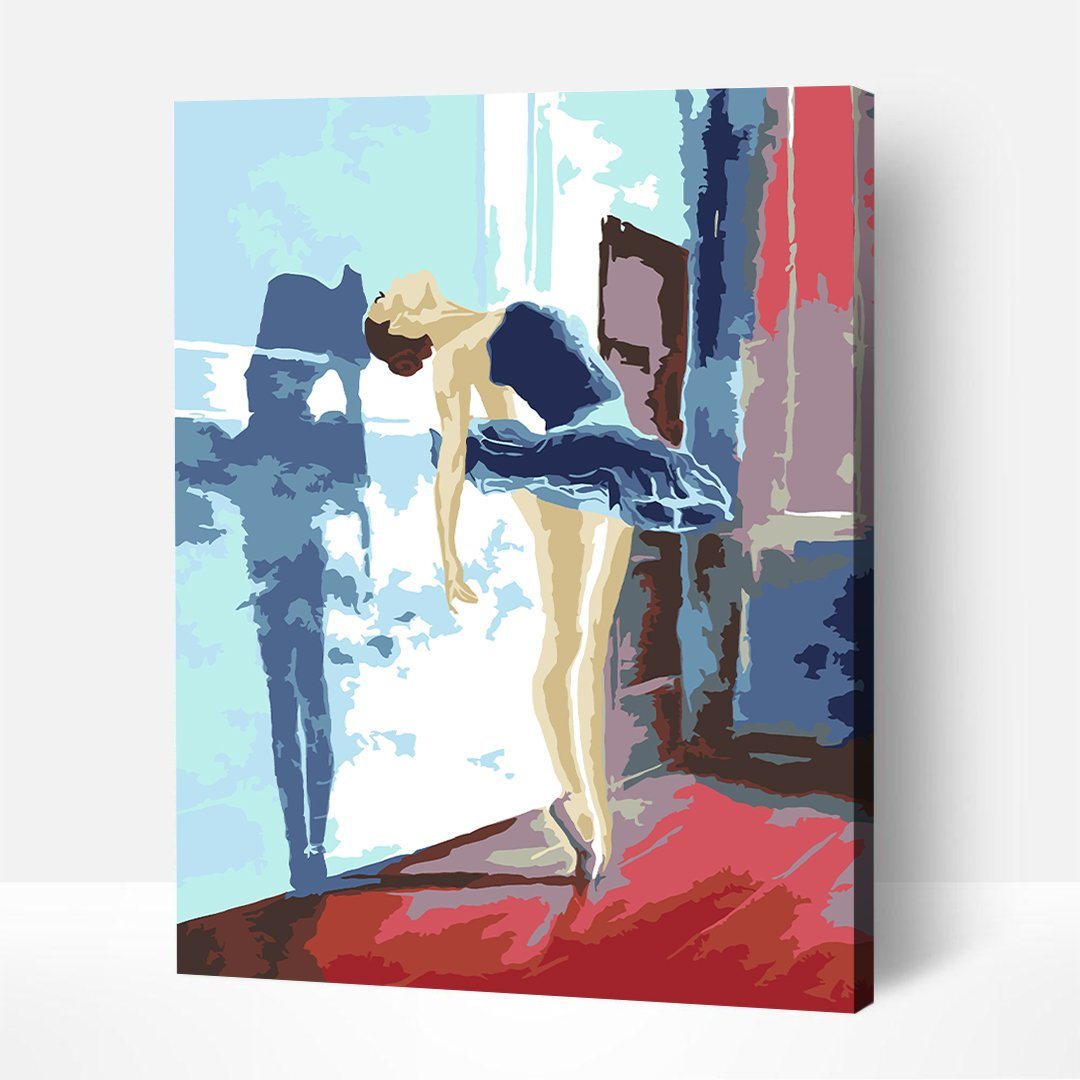 Ballerina – Paint By Numbers Kit | Artwille | 14x18 Inch Canvas