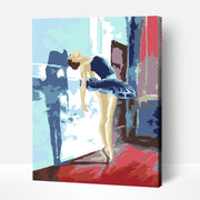 Ballerina – Paint By Numbers Kit | Artwille | 14x18 Inch Canvas
