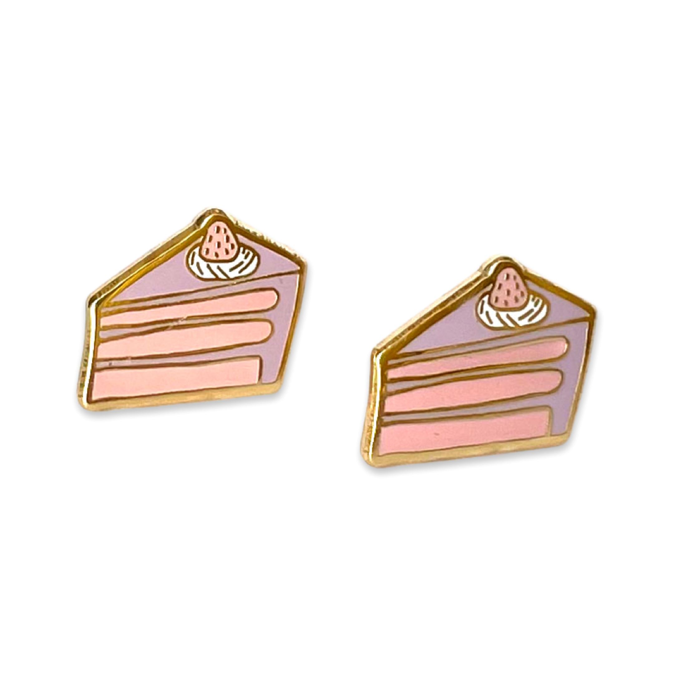 Cake Enamel Earrings