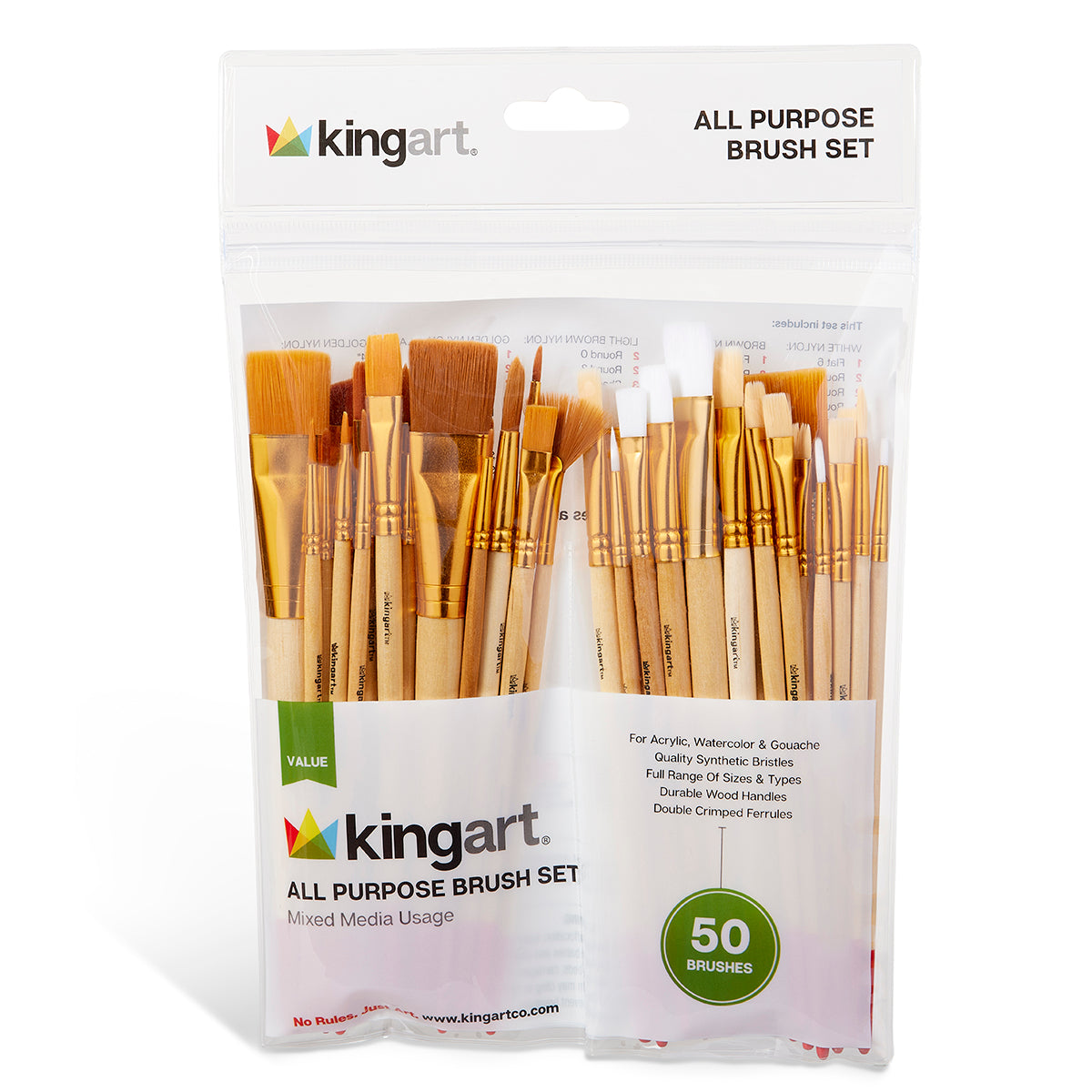 Studio Value Pack Brush Set - 50 Pc