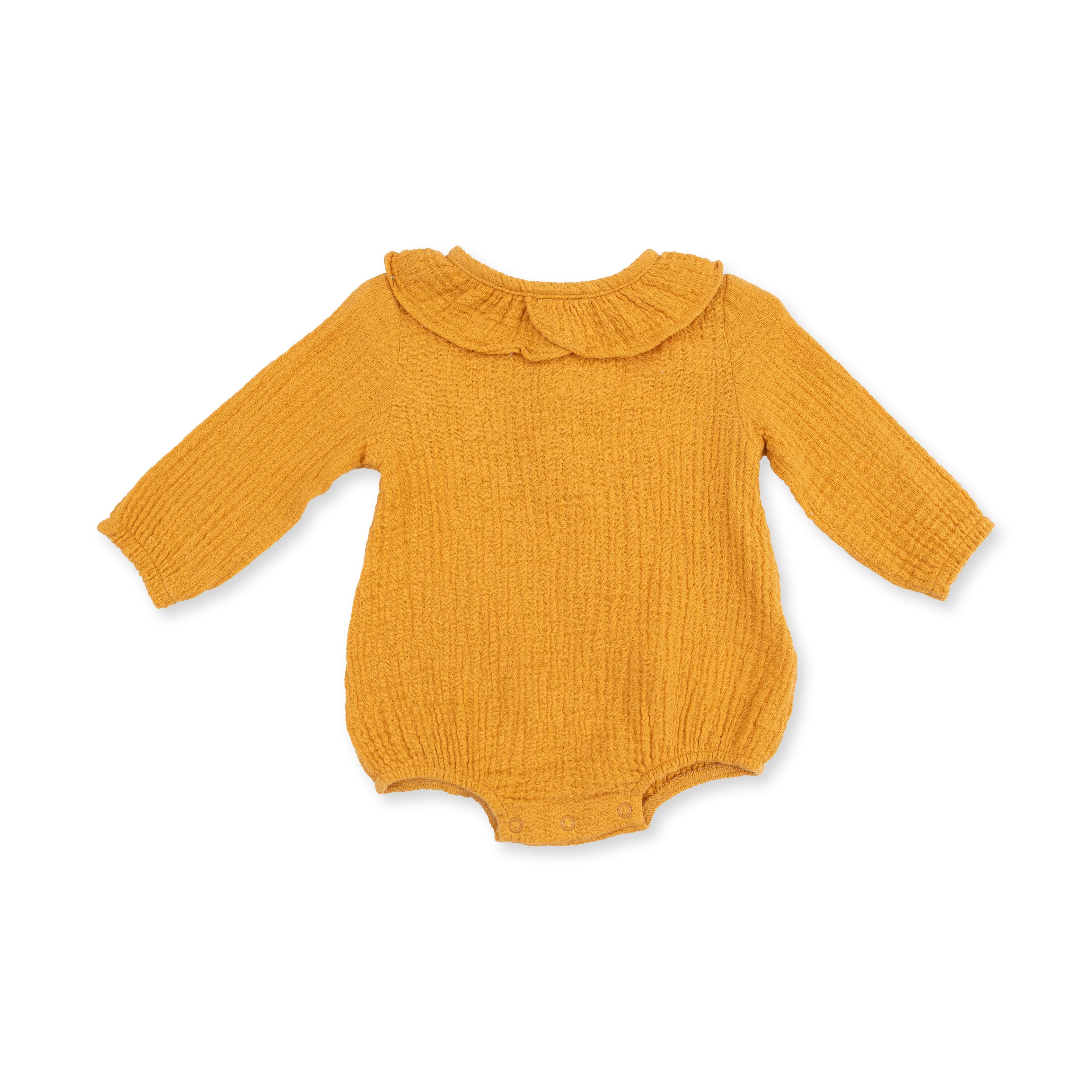 Baby Sunflower - Bubble With Ruffle Collar