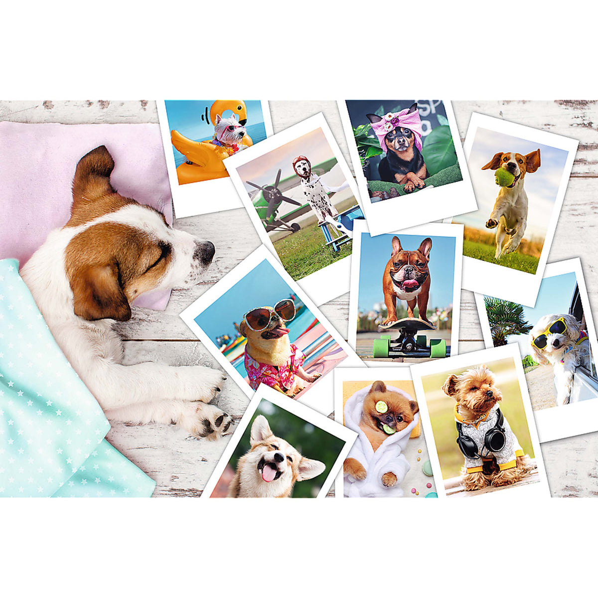 Red 300 Piece Kids Puzzle - Holiday Pictures