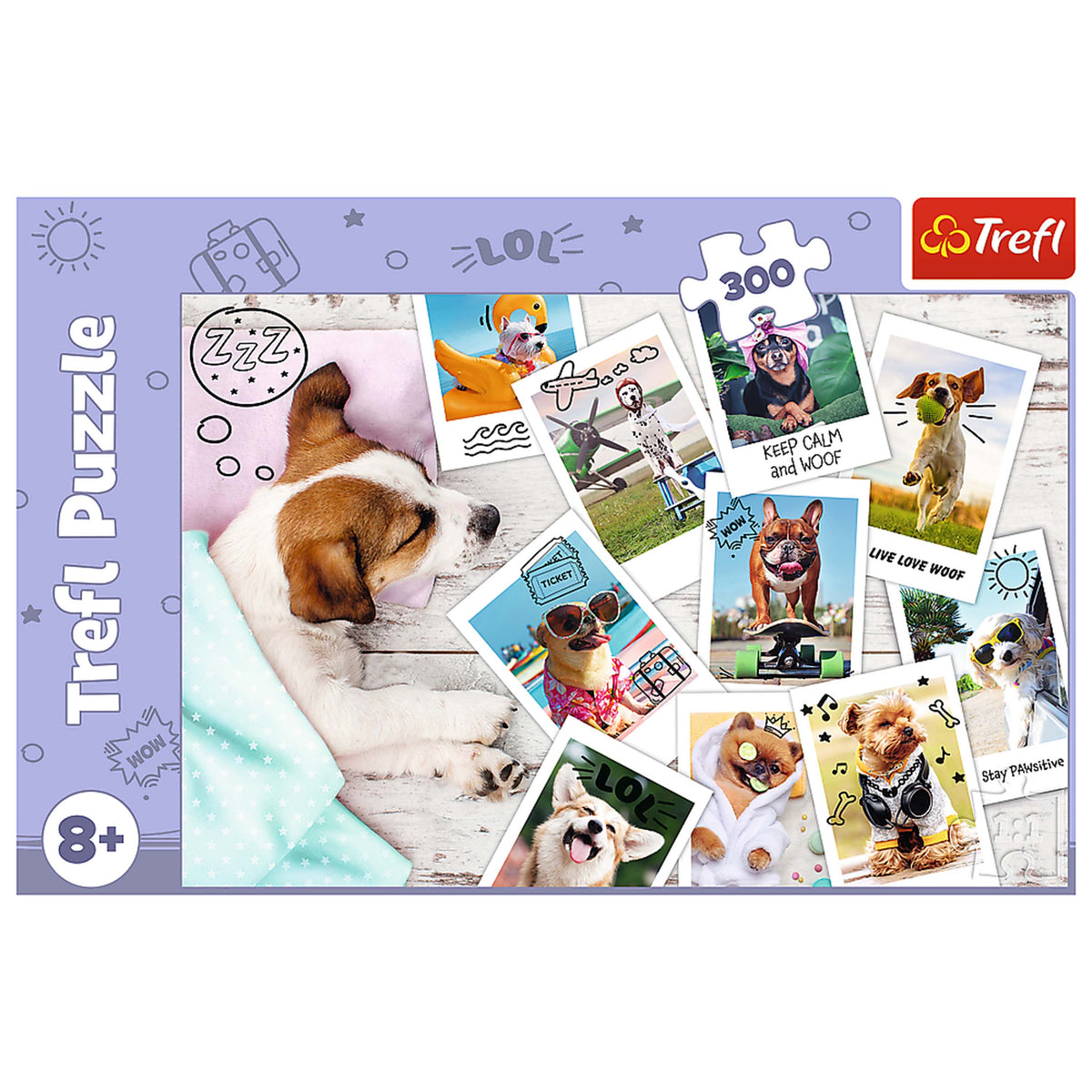 Red 300 Piece Kids Puzzle - Holiday Pictures