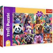 Kids Funny Animal Portraits 300 Piece Puzzle