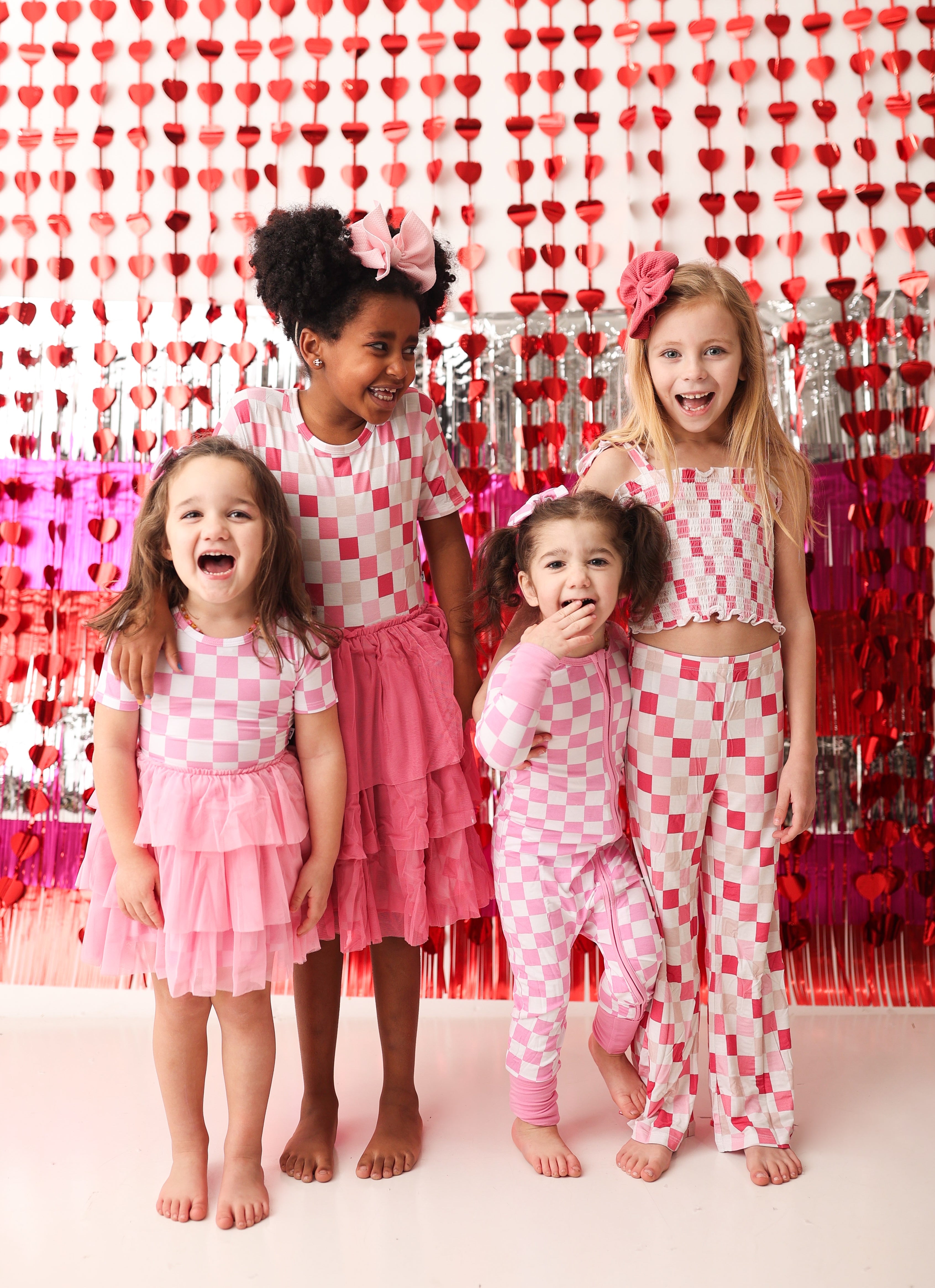 Bubblegum Checkers Dream Tutu Dress