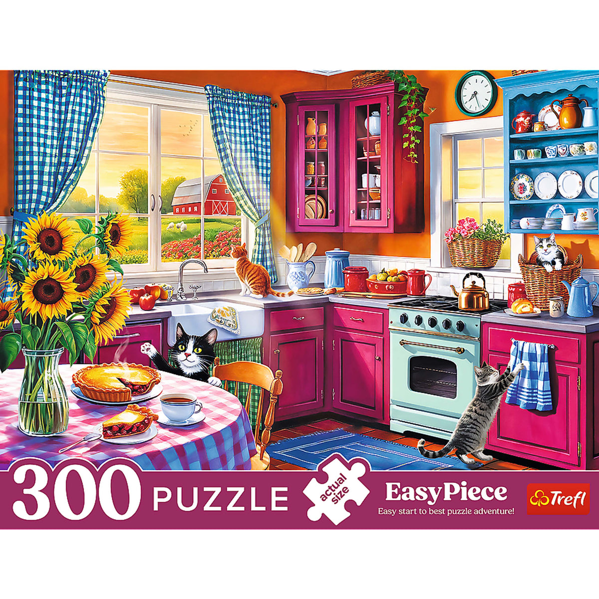 Easypiece Morning In The Kitchen 300 Piece Puzzle