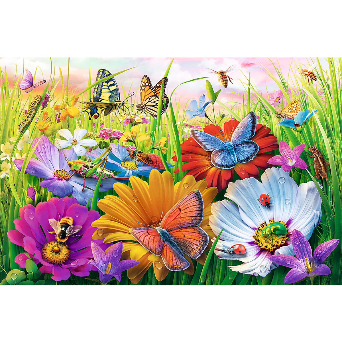 Easypiece Insects In The Meadow 300 Piece Puzzle