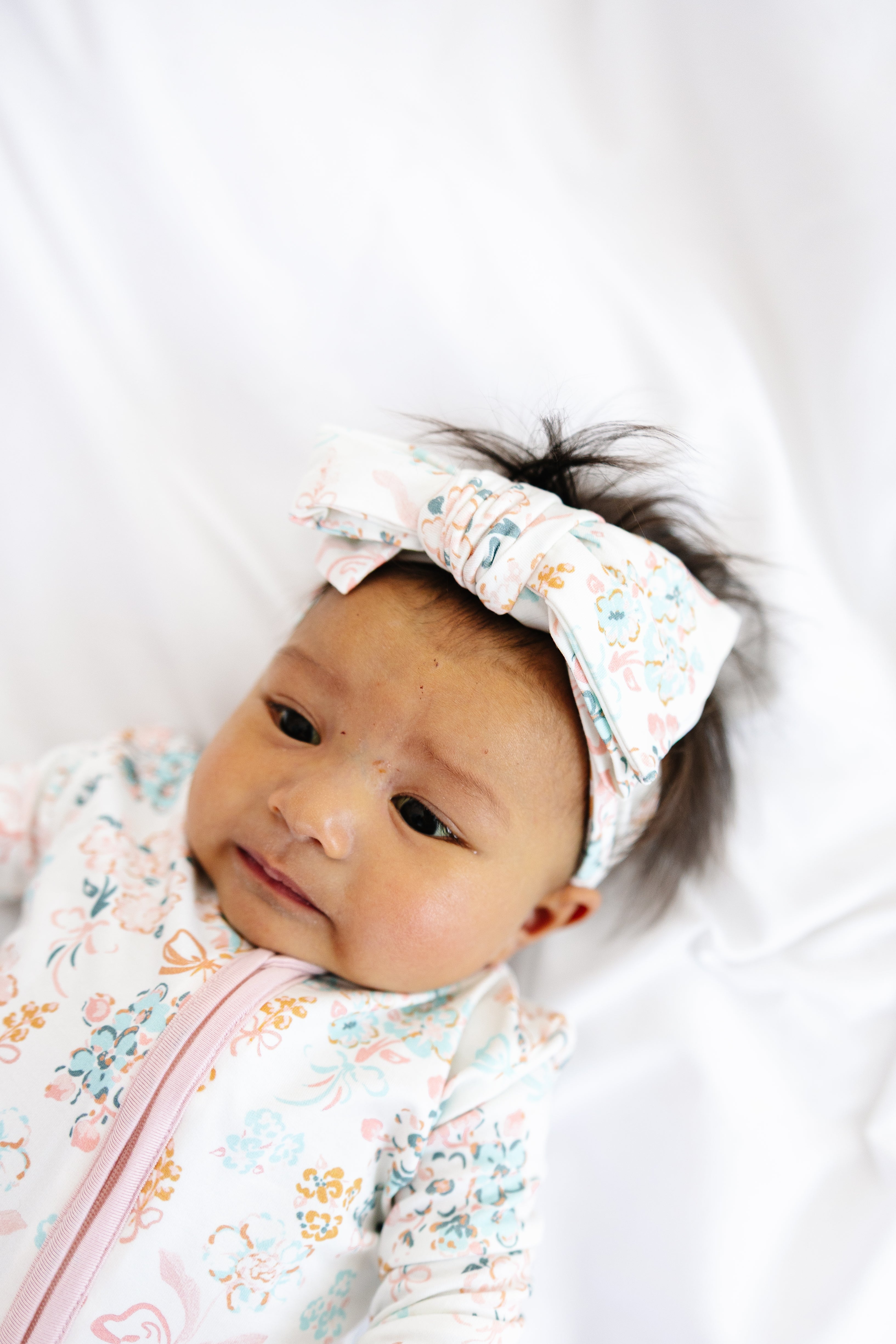 Whimsy Garden Bow Headwrap
