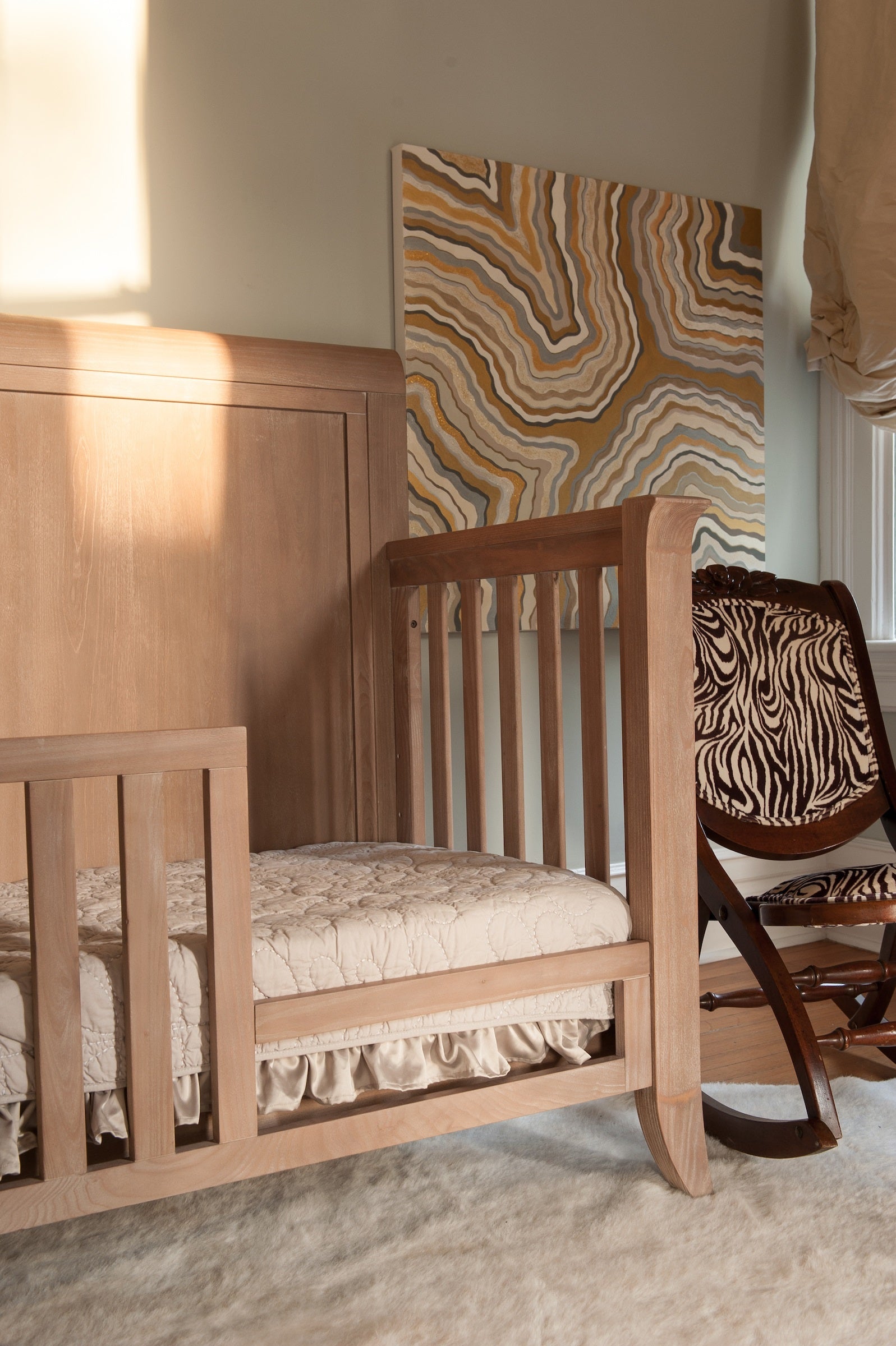 Cameo Sleigh 4-in-1 Convertible Crib