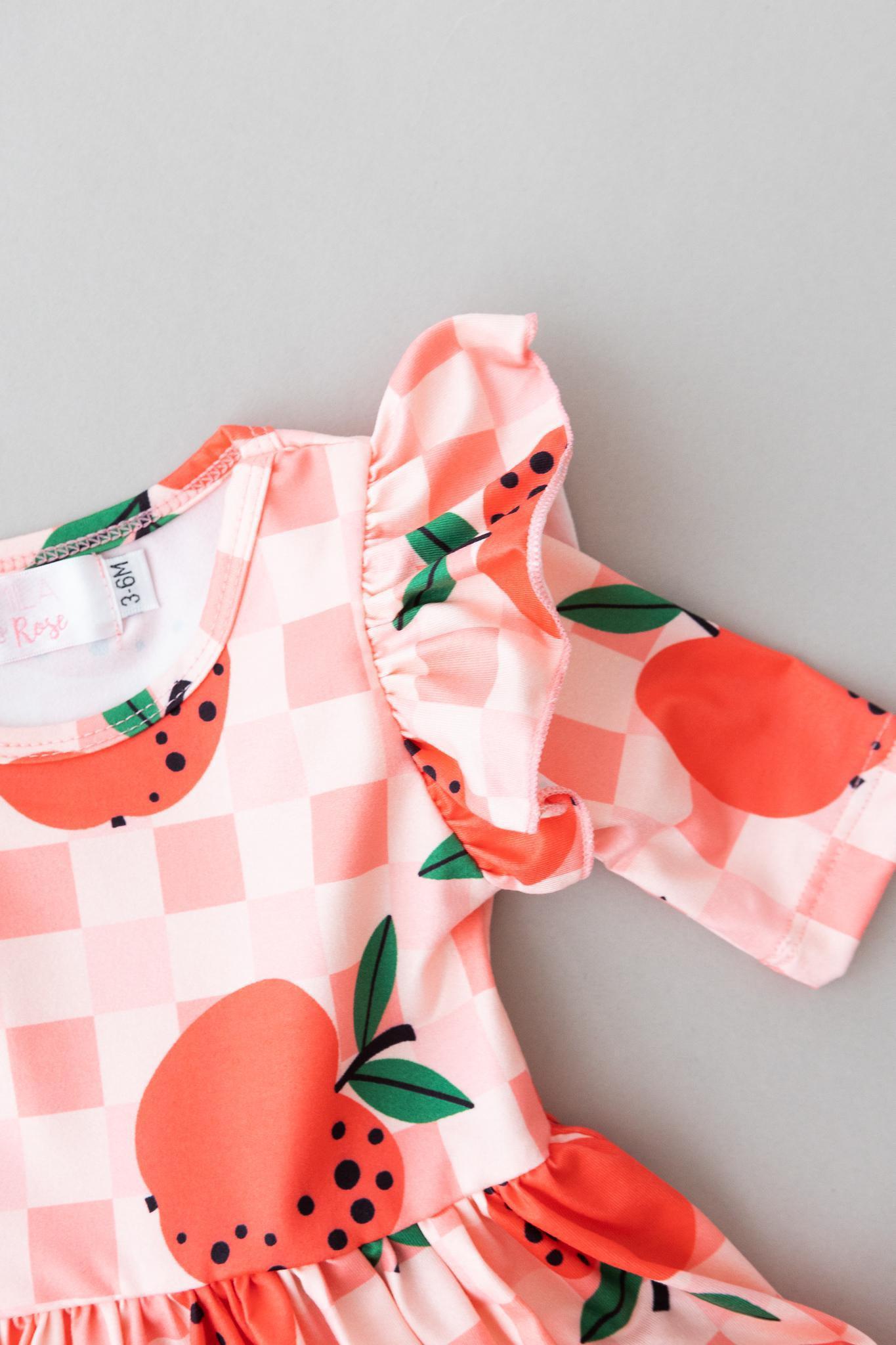 Sale Apple Orchard Twirl Flutter Bodysuit