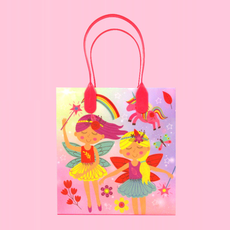 Magical Fairies Party Favor Treat Bags - Set Of 6 Or 12