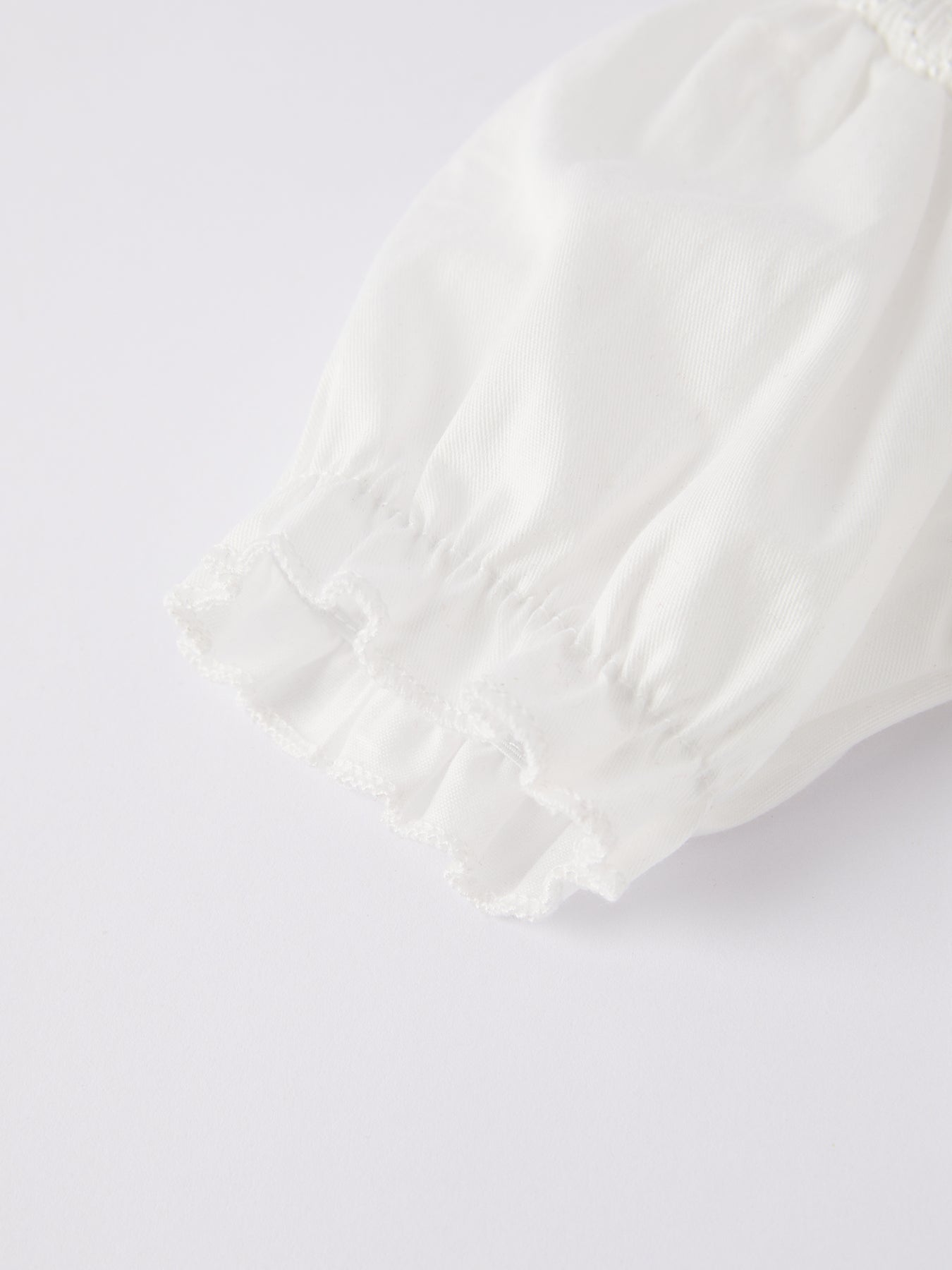 White  Smocked Church Christ Bishop Christening Girls Romper