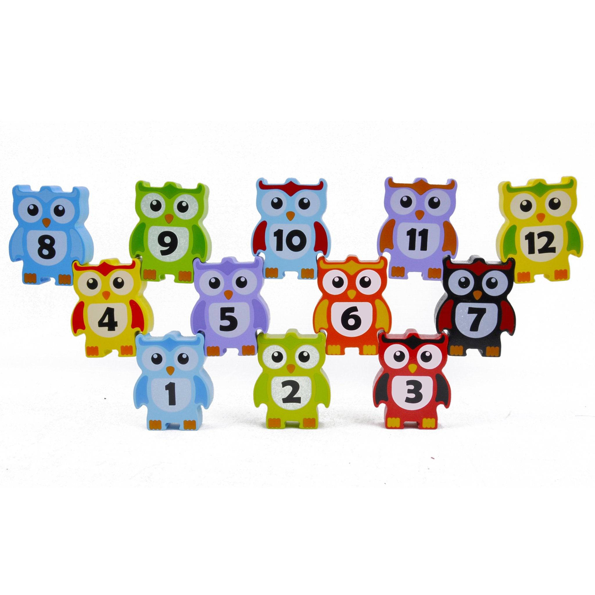 Stacking Owls Wood Balance Challenge