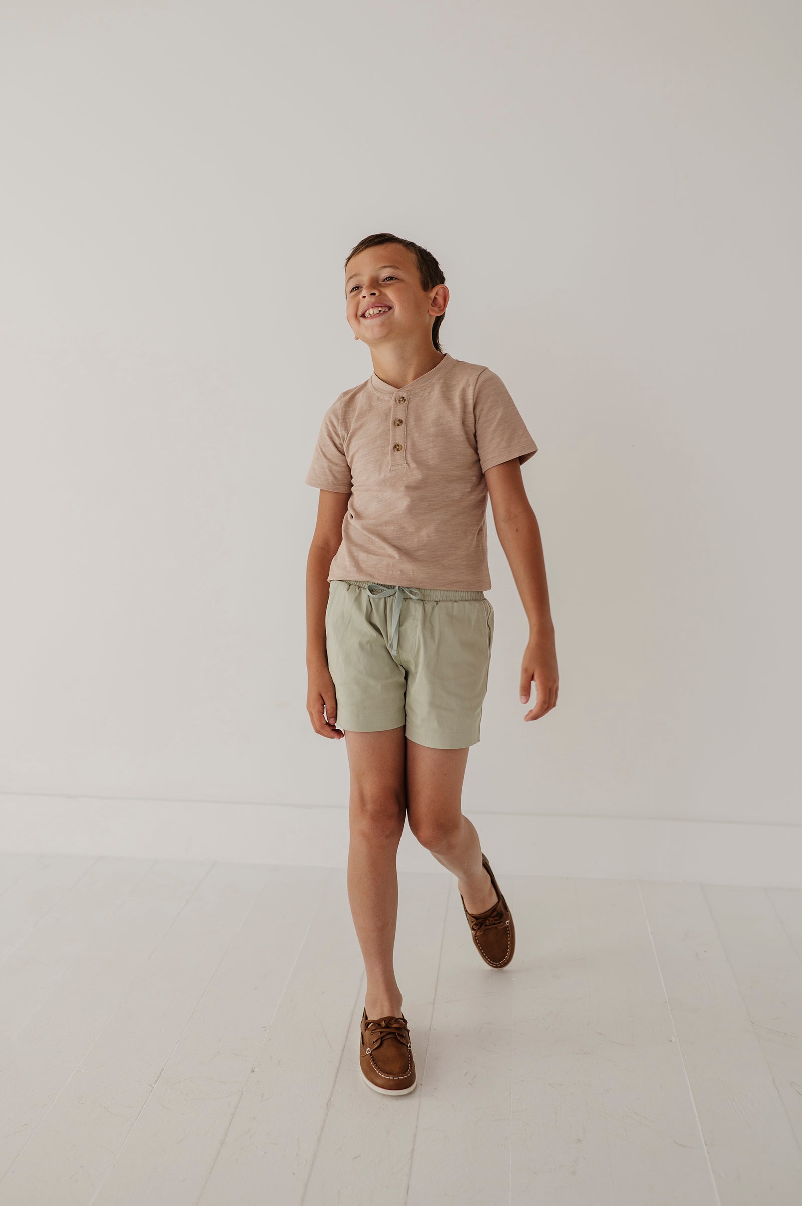 Boy's Twill Beach Shorts