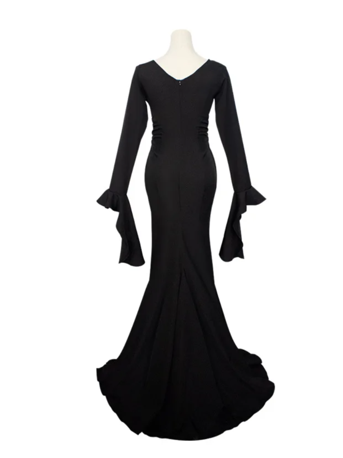 Womens Morticia Spooky Costume Dress