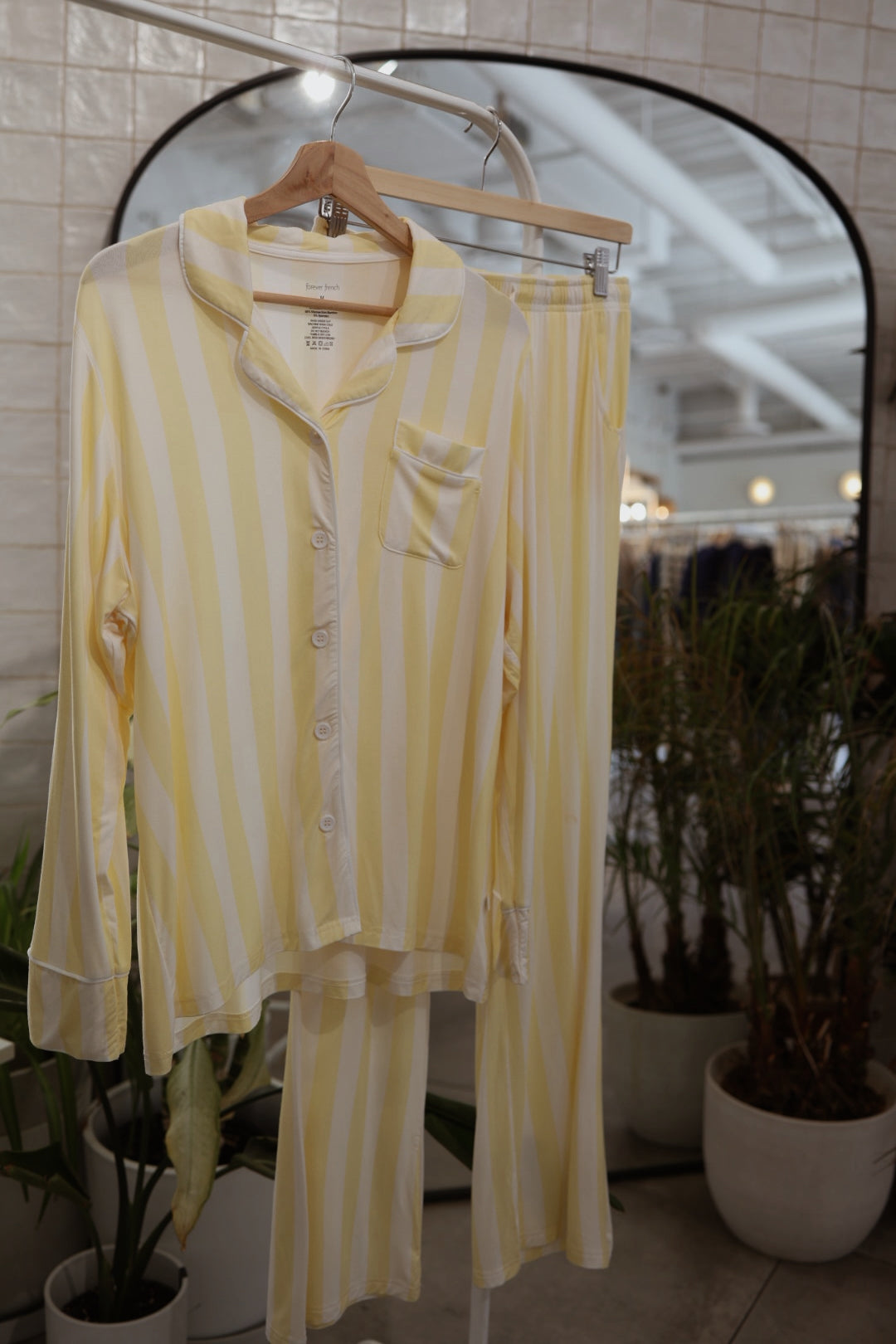 Women's Bamboo Button Up Lounge Set | Butter