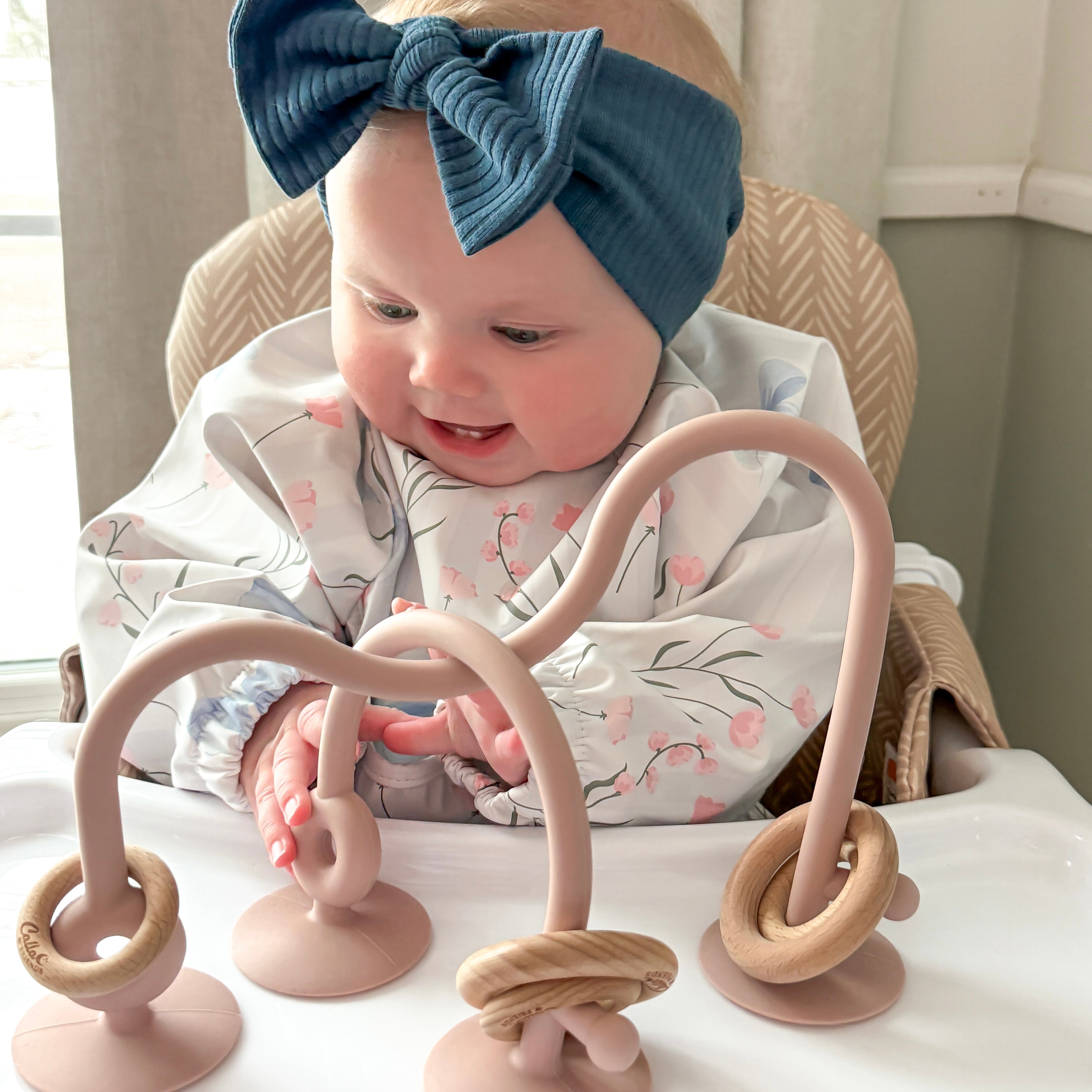 The Grayson Long Sleeve Bib - Fancy Floral