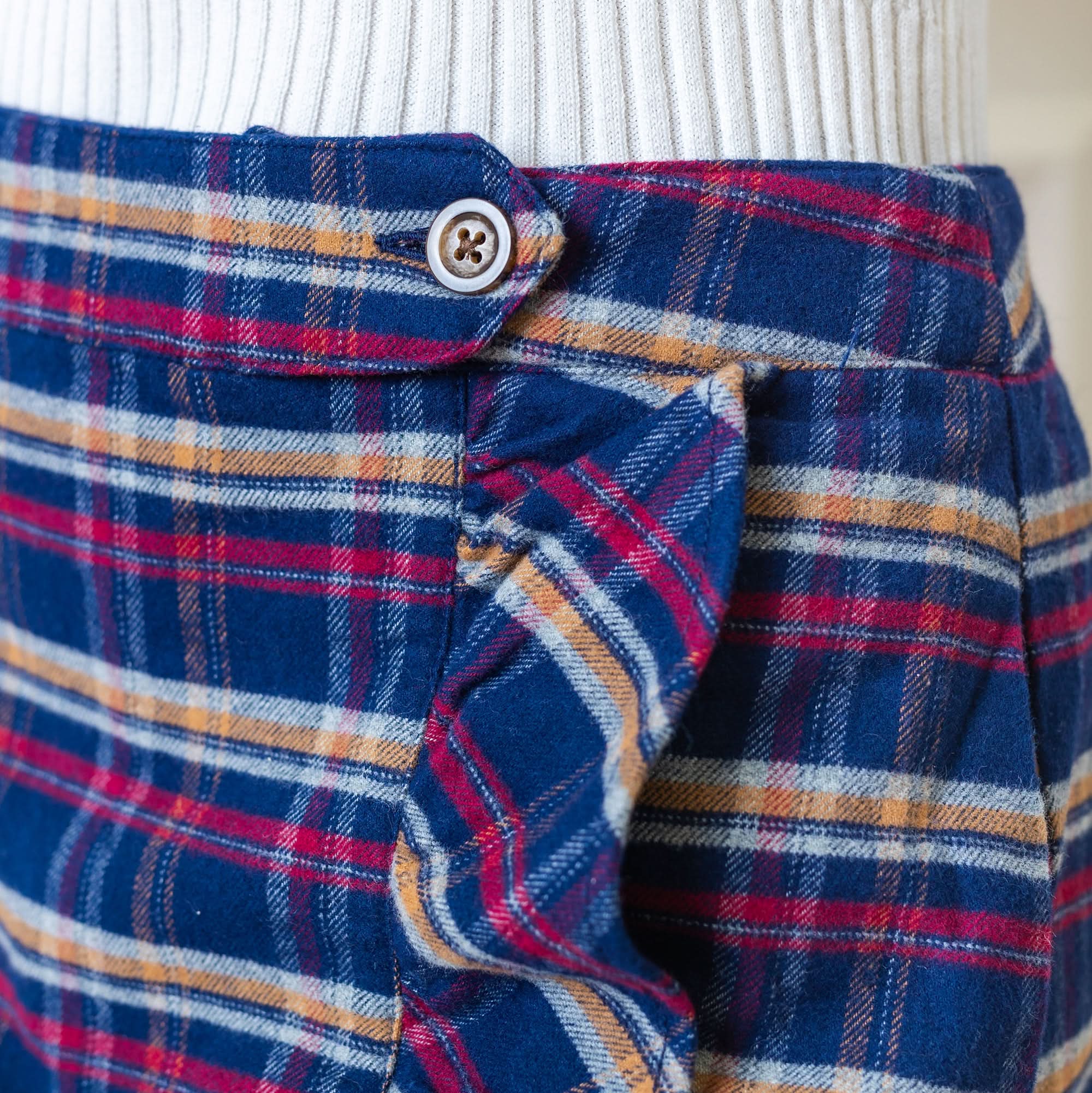 Organic Flannel Ruffle Skirt