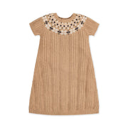 Fair Isle Cable Organic Sweater Dress