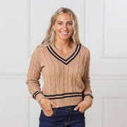 V-neck Cricket Sweater