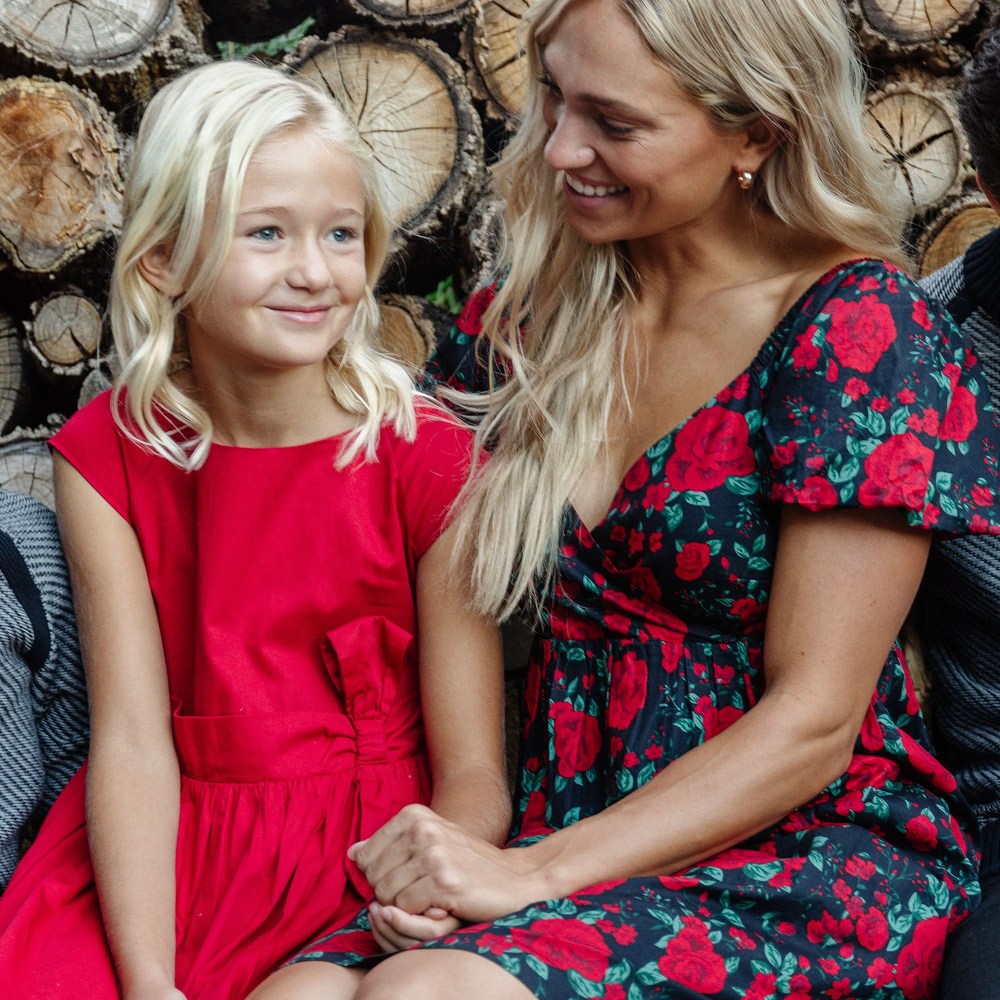 Puff Sleeve Crossover Dress