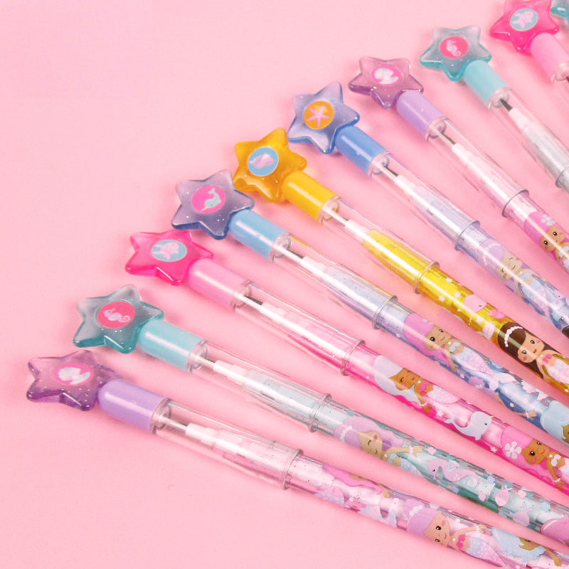 Rainbow Mermaid Multi Point Pencils