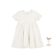 The Printed Short Sleeve Dress - Mini Tulip