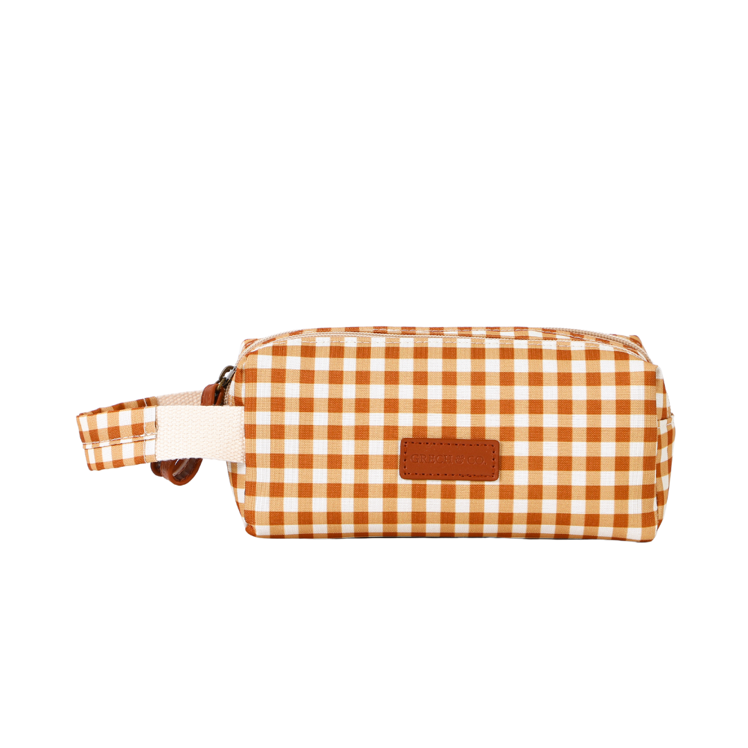 Two Compartment Pencil Case | Sienna Gingham