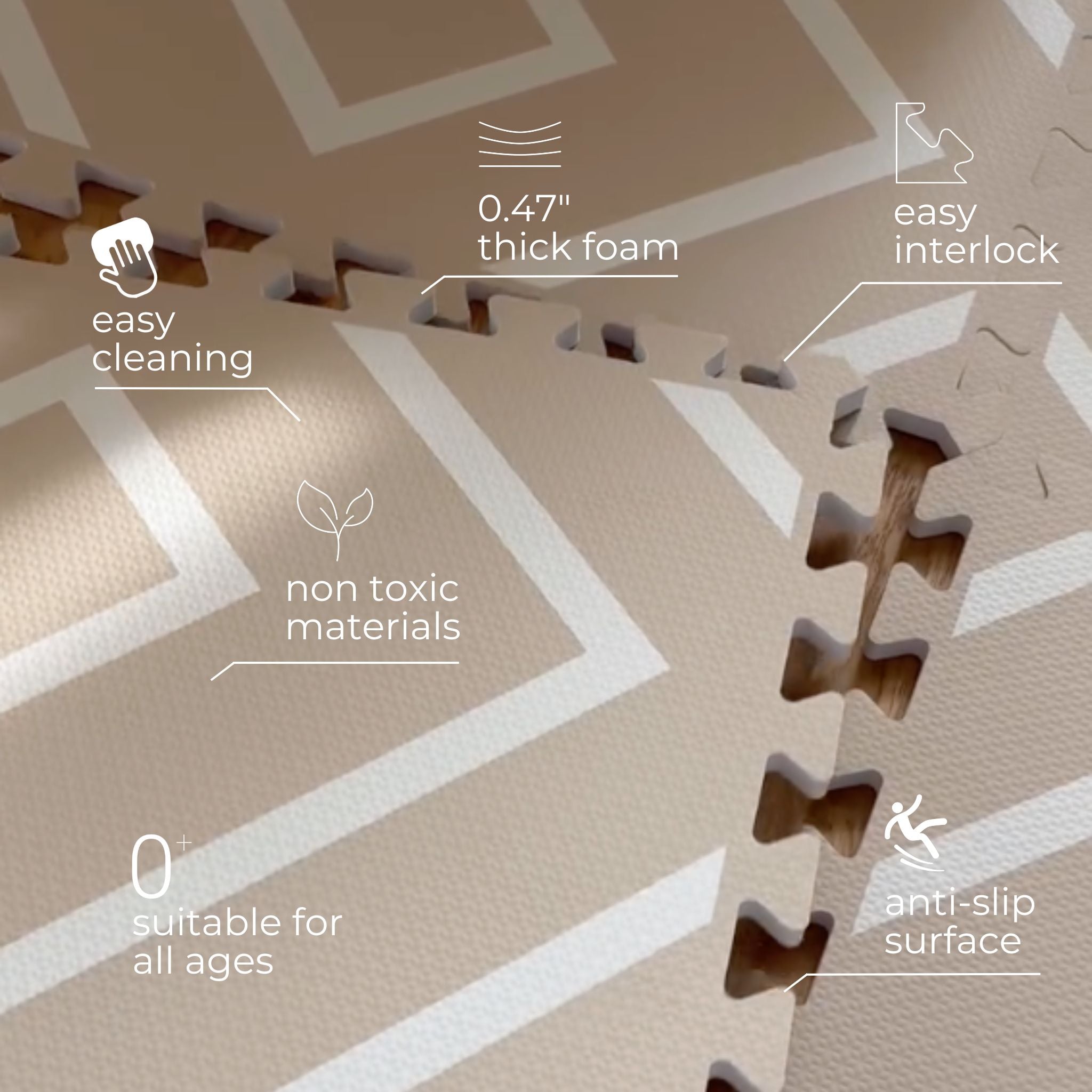 Modern Blocks - Play Mat