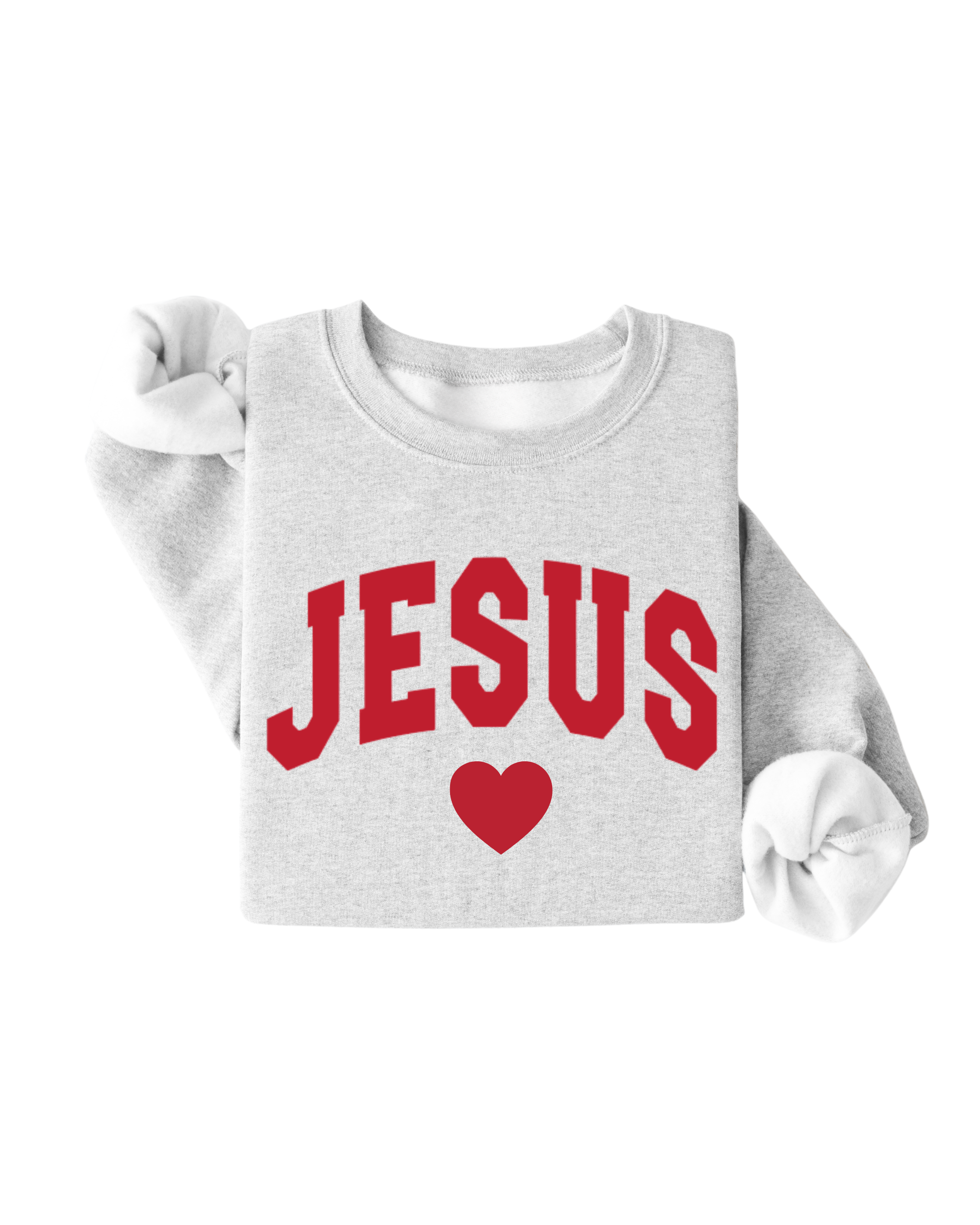 Jesus Varsity Sweatshirt - Valentine's Day Edition