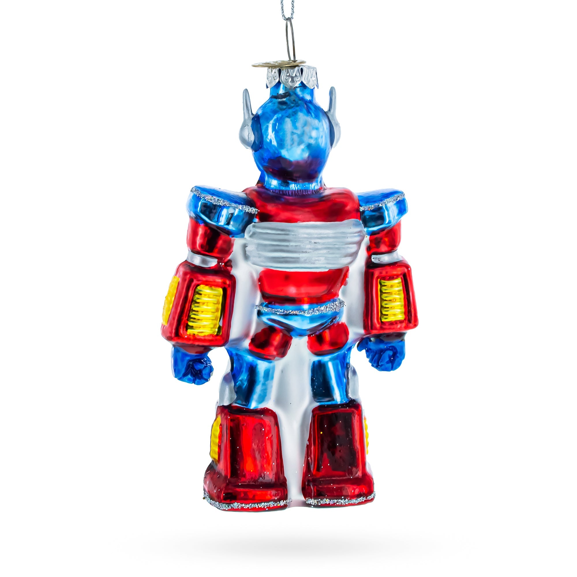 Shape-shifting Robot - Blown Glass Christmas Ornament