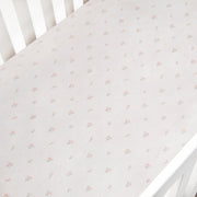 Ditsy Floral Crib Sheet - Pink