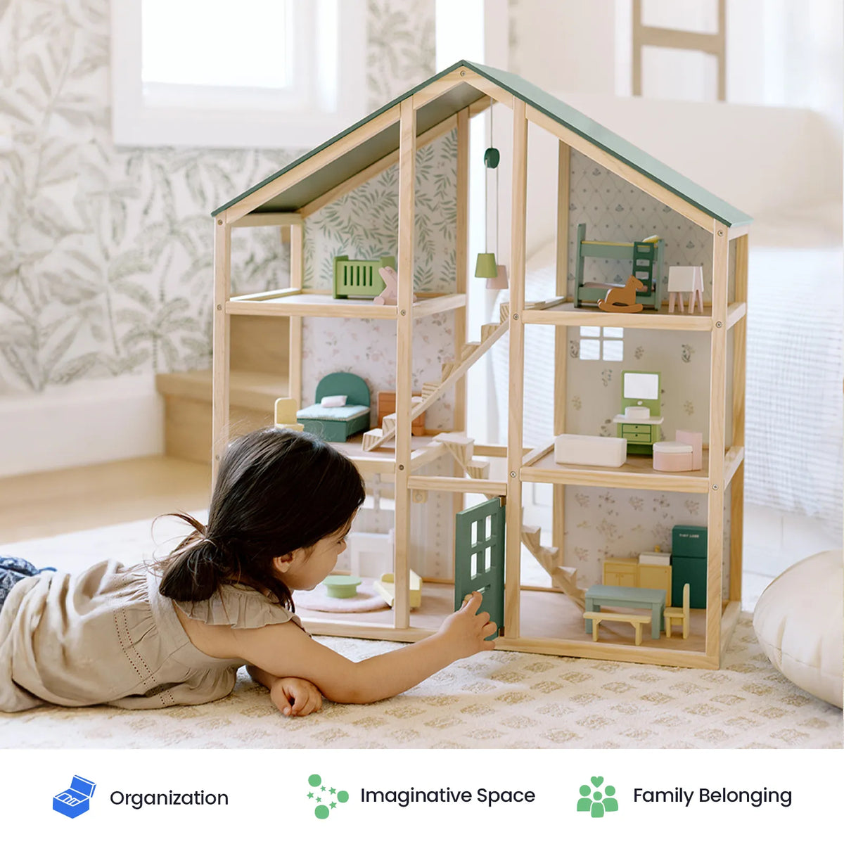 ® Sweetwood Dollhouse Without Dolls