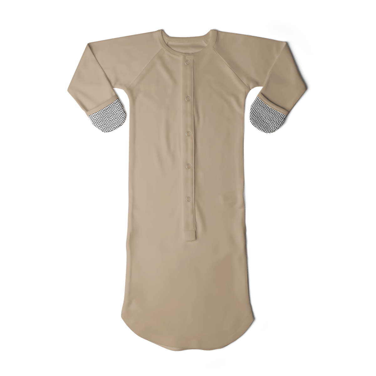 Preemie 24 Hour Convertible Gown | Sandstone