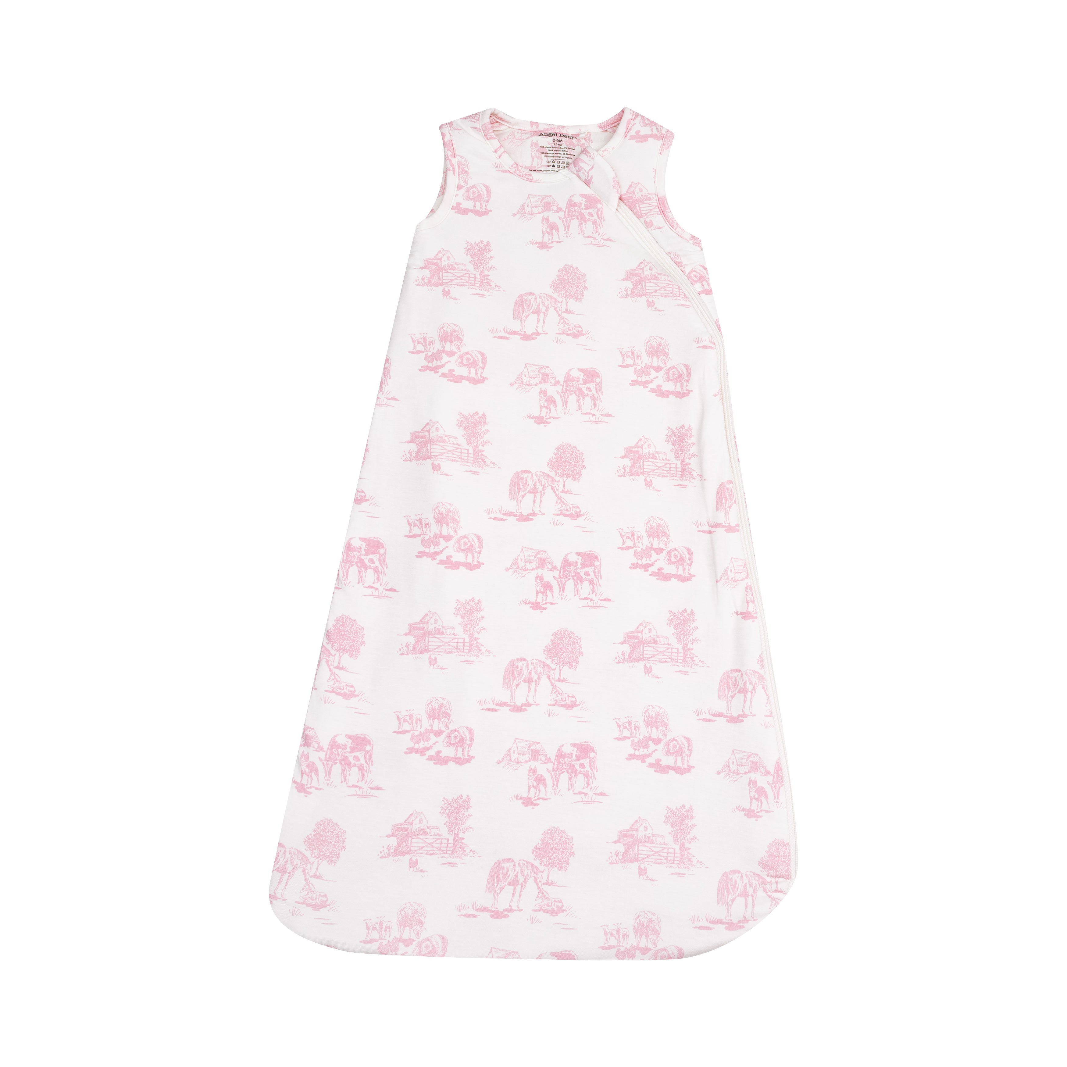 Sleep Bag - Farm Toile Pink