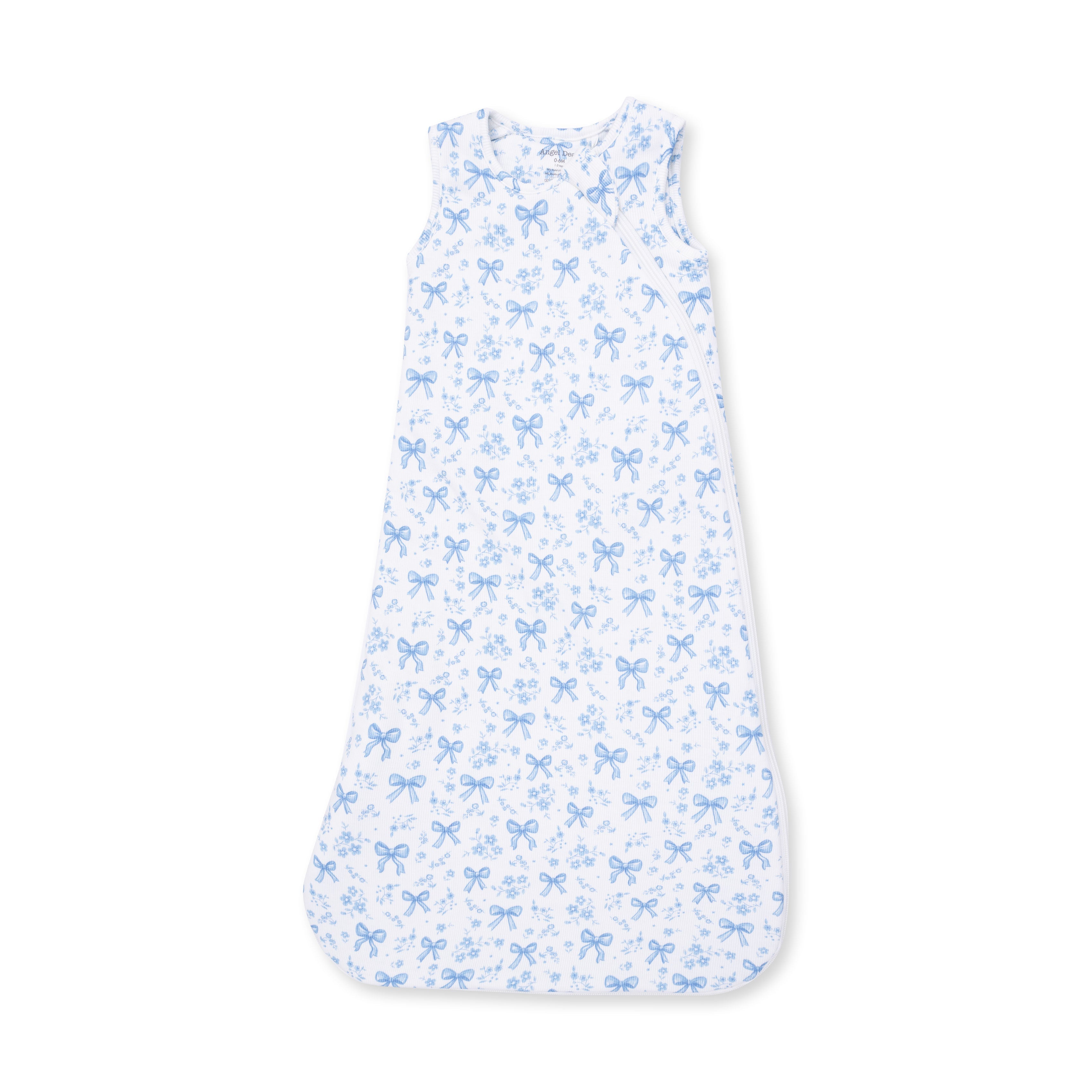 Blue Bows And Flowers - Sleep Bag