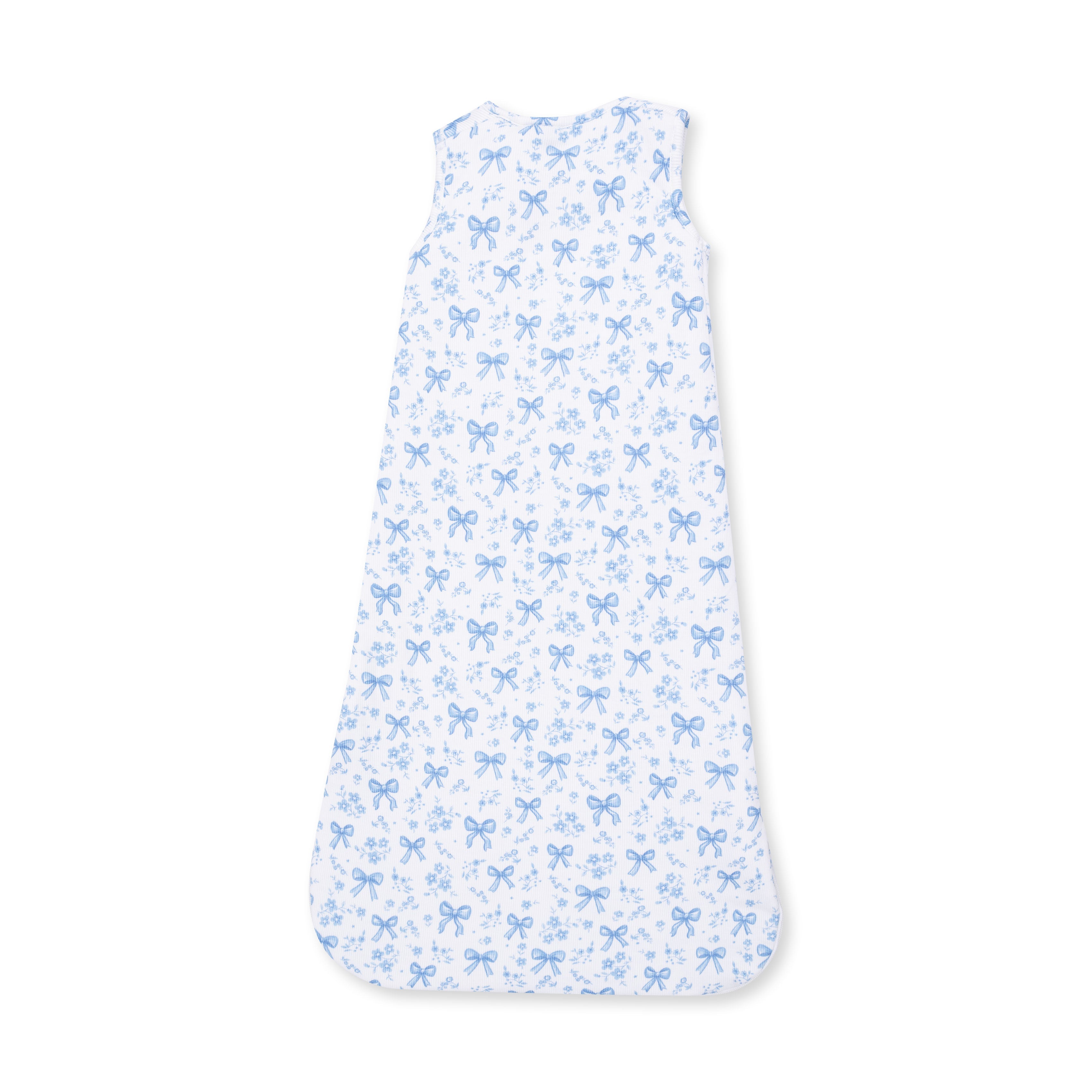 Blue Bows And Flowers - Sleep Bag