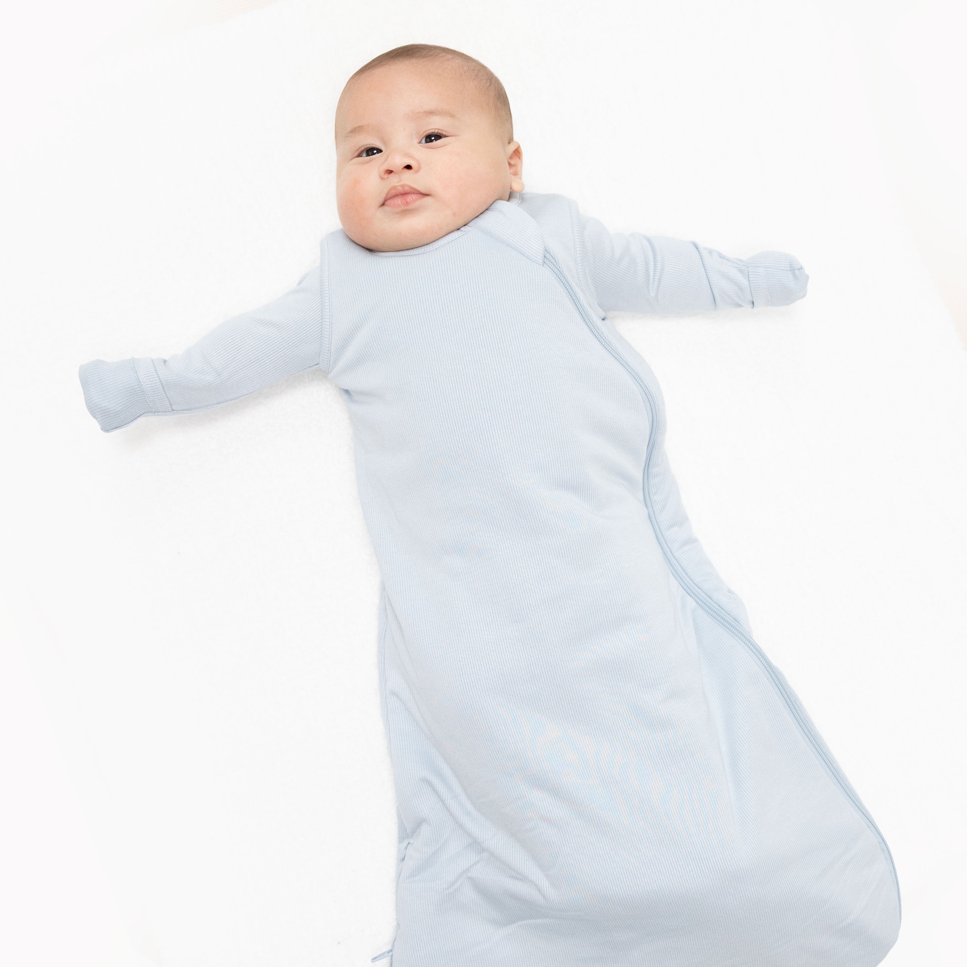 Solid Sheer Blue Rib - Sleep Bag