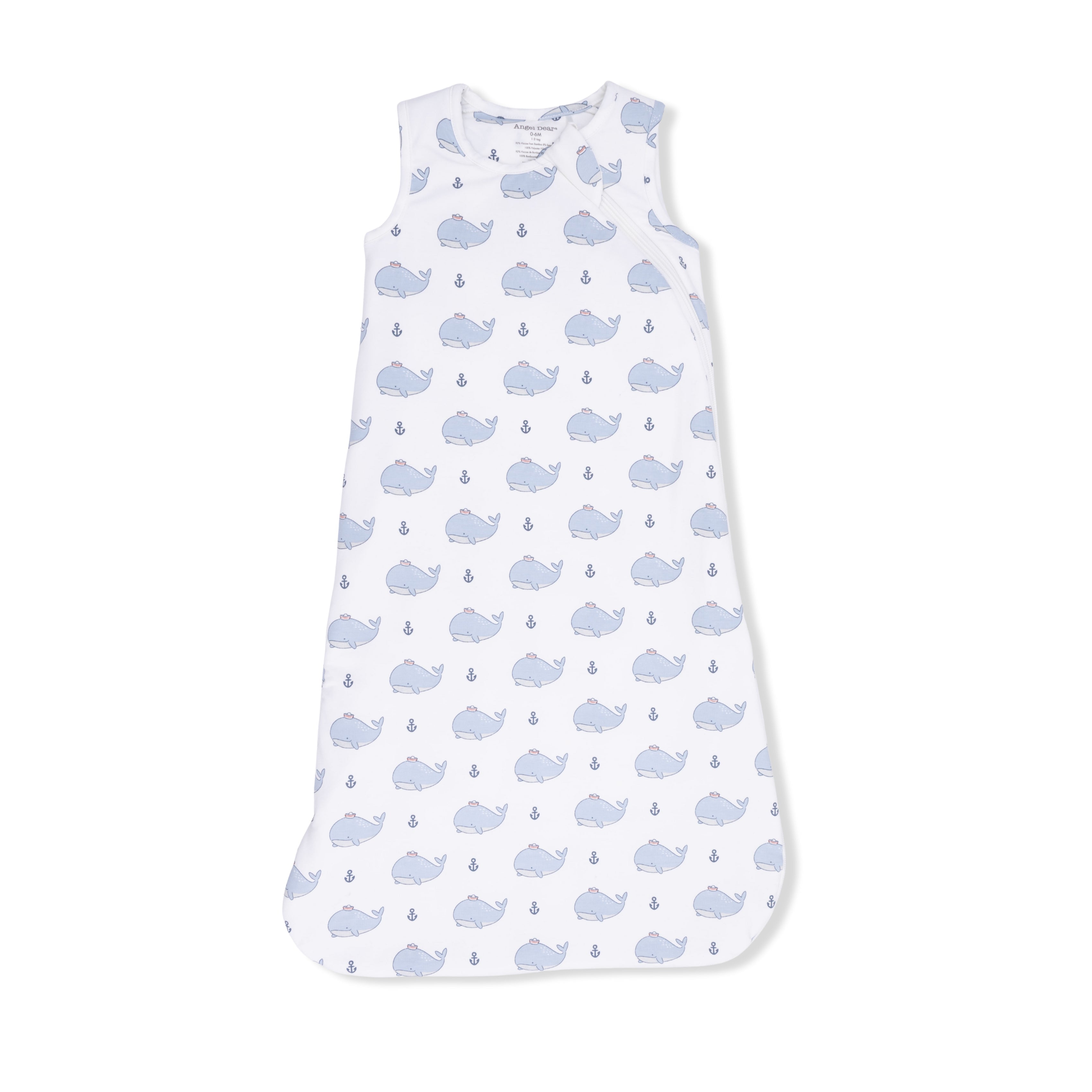 Bubbly Sailor Whale Blue - Sleep Bag