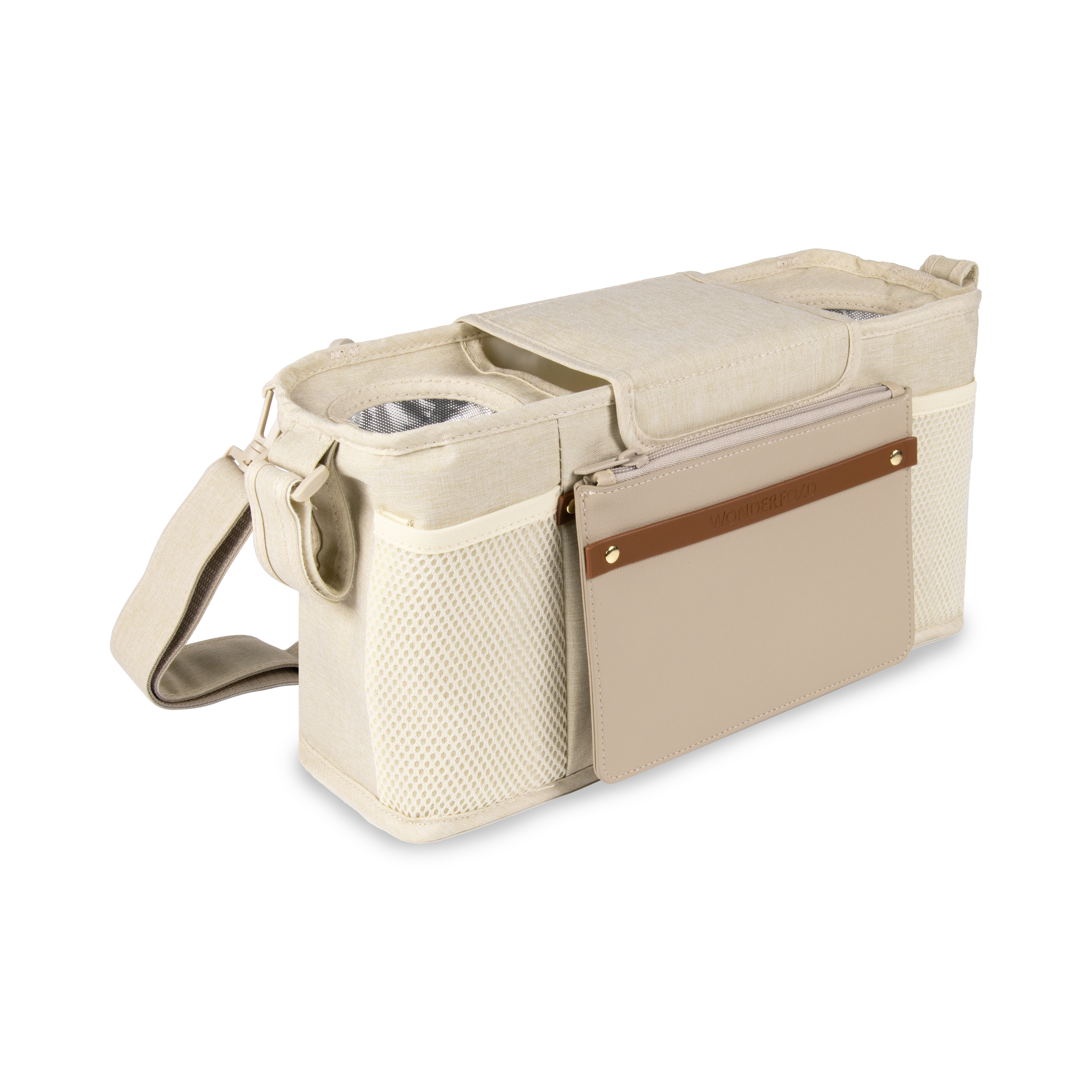 Parent Console With Insulated Cup Holders
