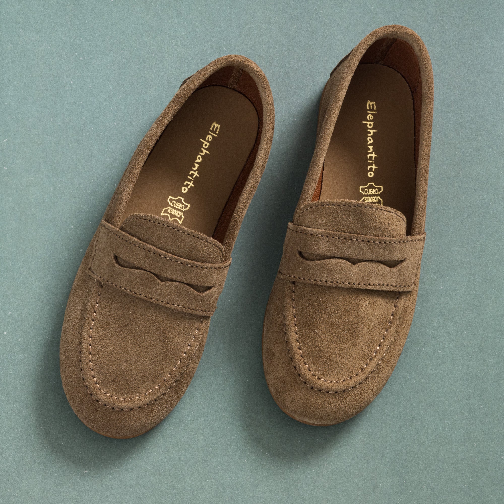 Suede Penny Loafer Toffe