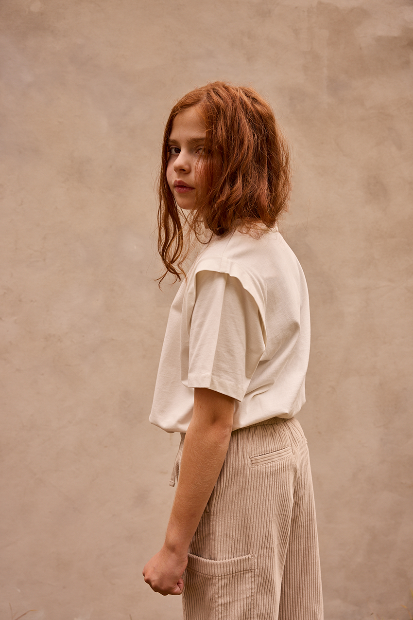 Organic Cotton Inset Sleeve T-shirt