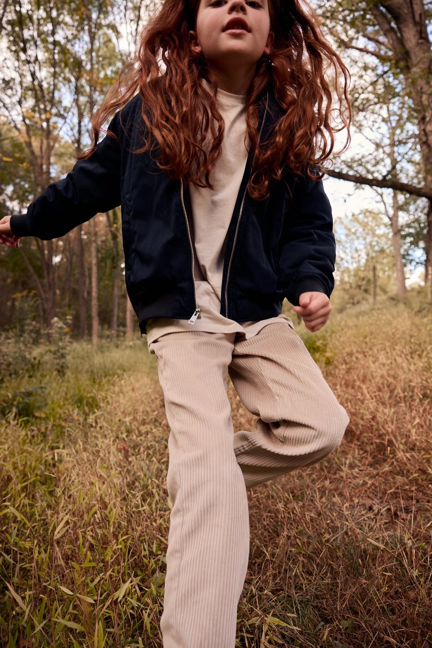 Padded Bomber Jacket With Removable Hood