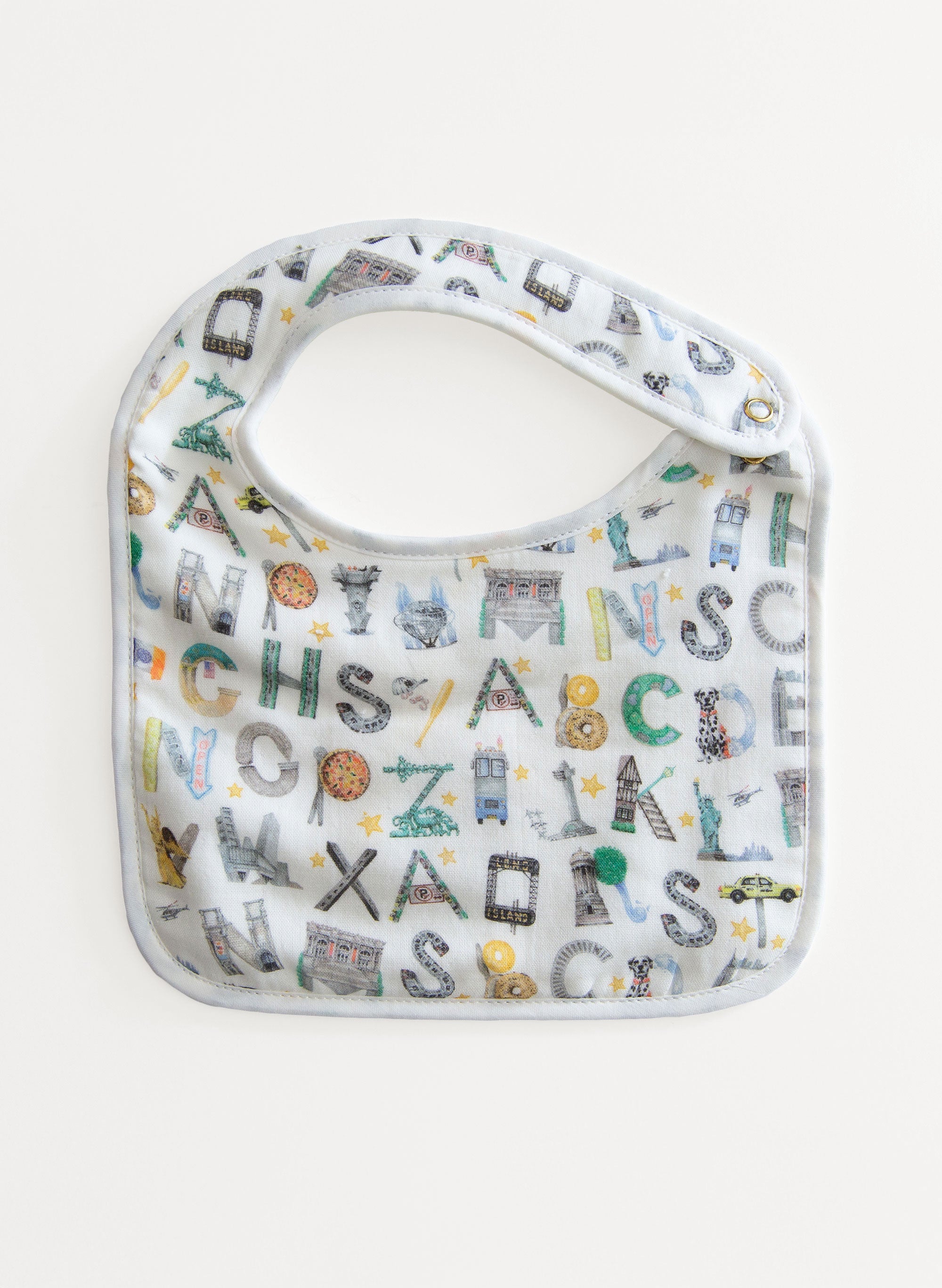 Nyc Alphabet Soup Bib